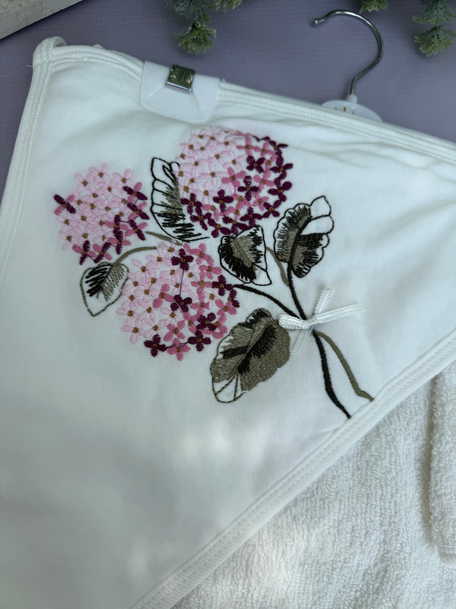 Pink petals towel
