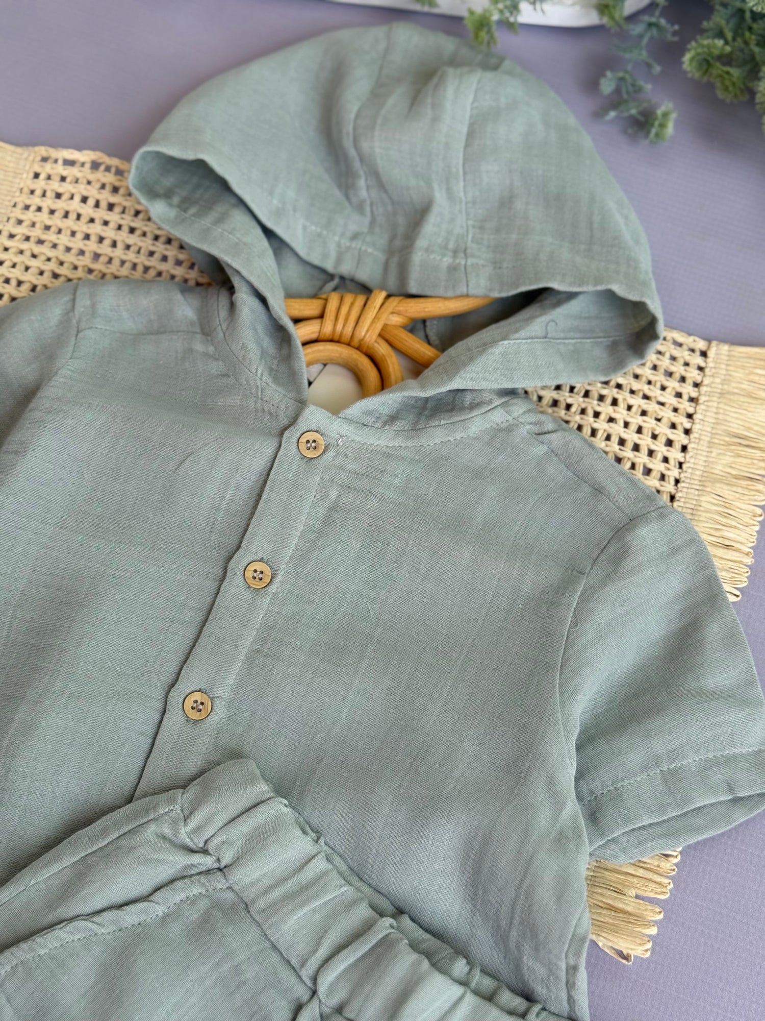 Daily linen set/ Mint