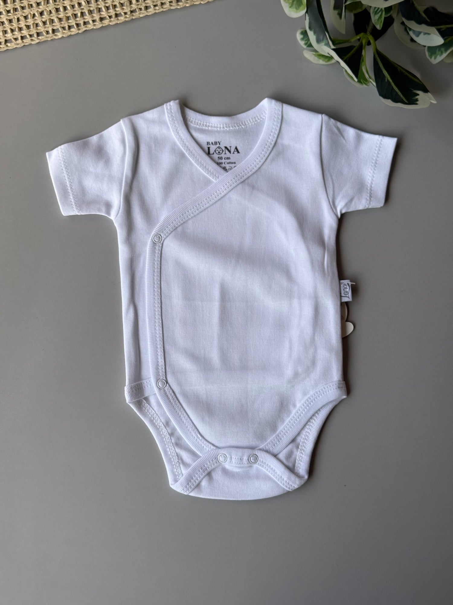 Short sleeved body/white