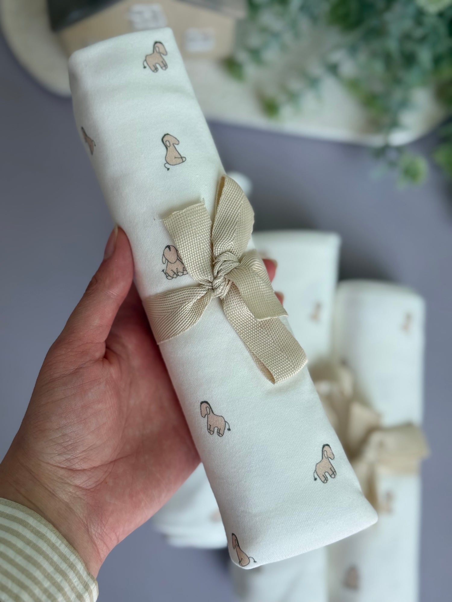 Pony cotton swaddle