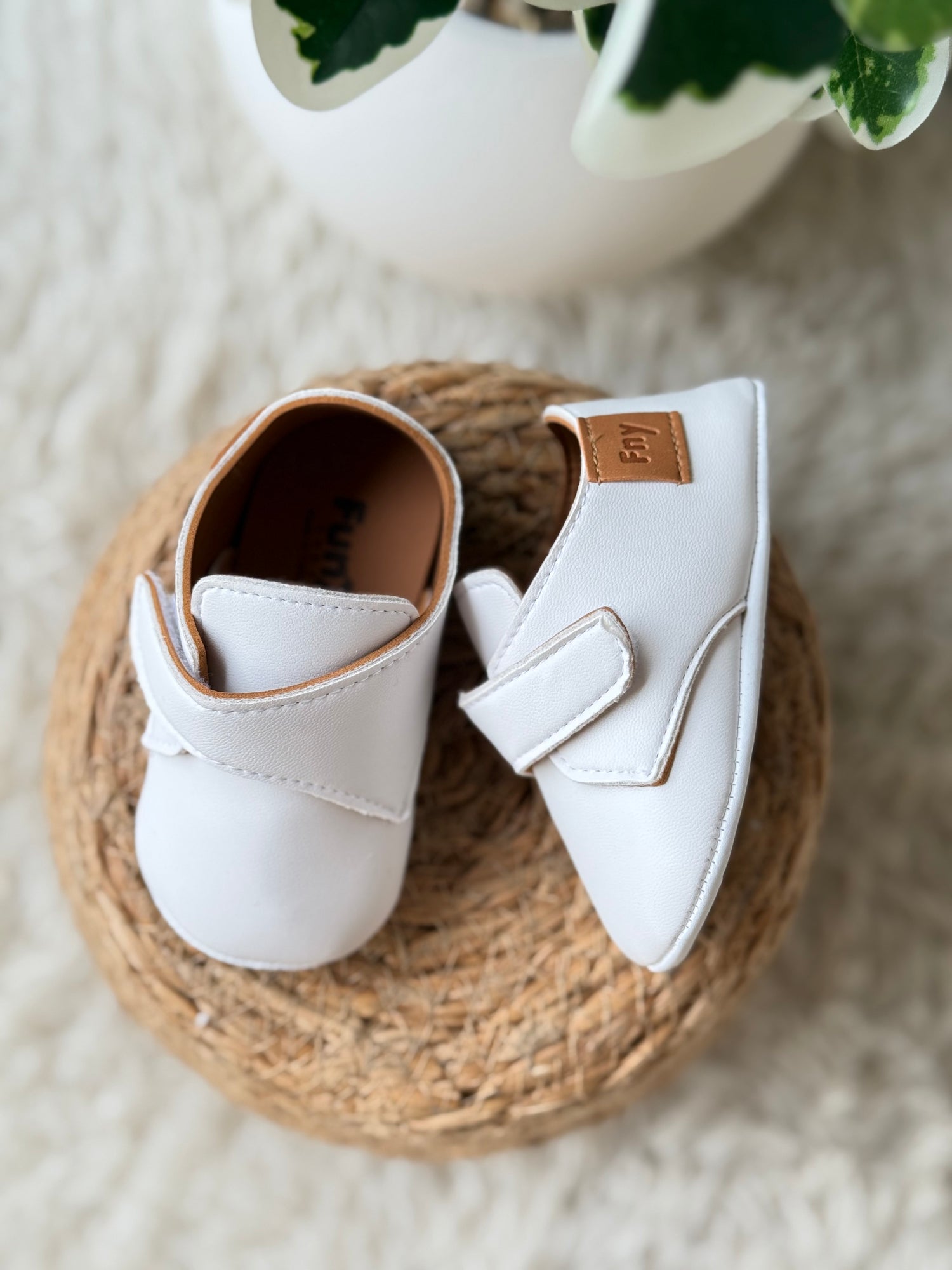 White classic shoes
