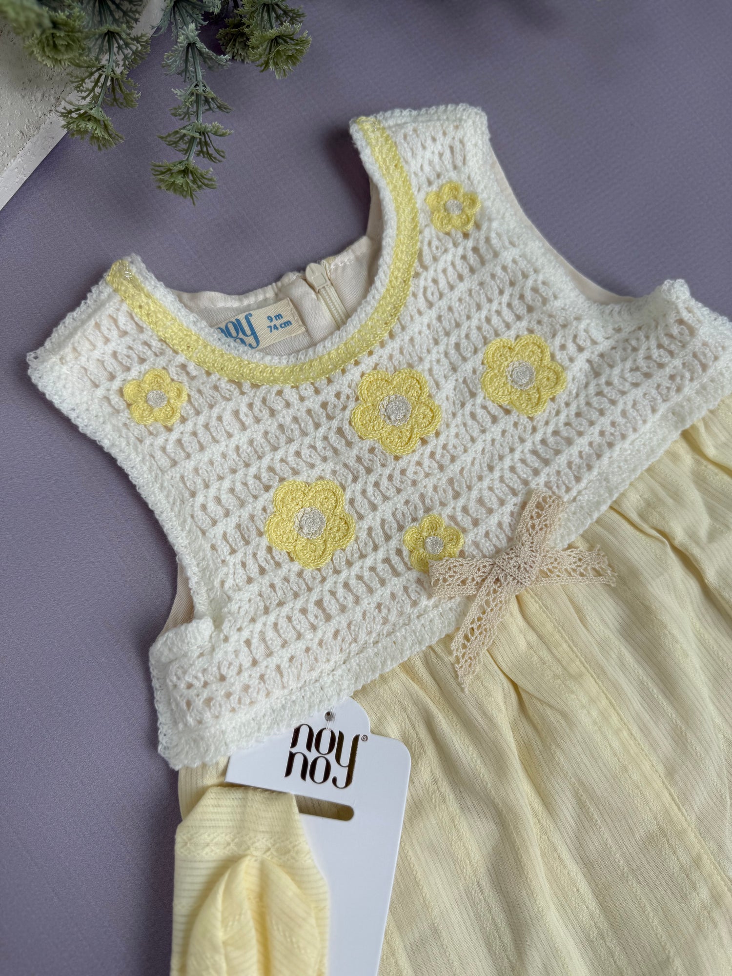 Lemon Crochet jumpsuit