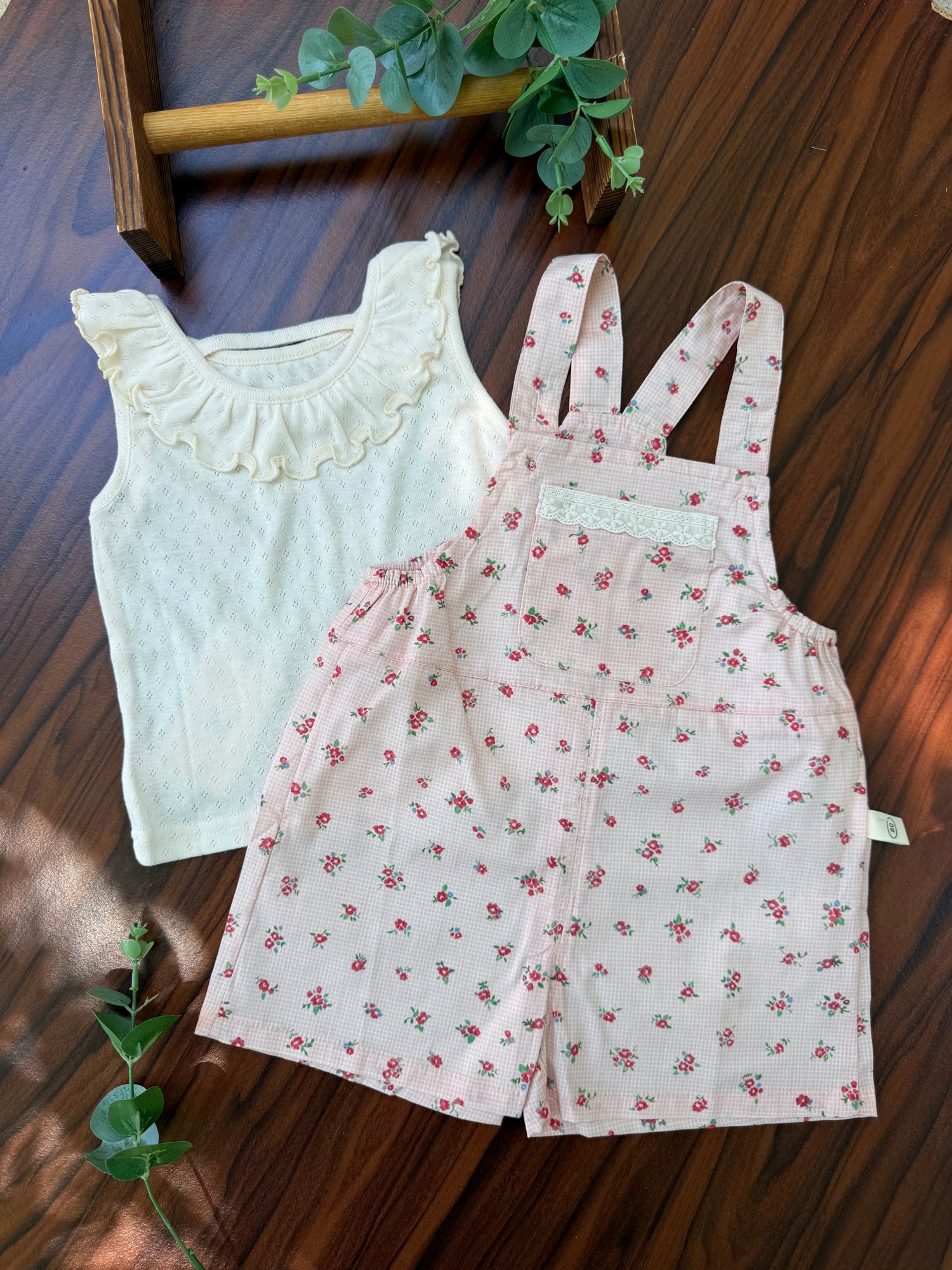 Sweat heart floral set