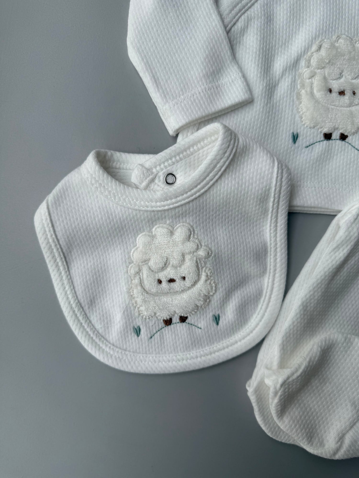 Fluffy sheep newborn set