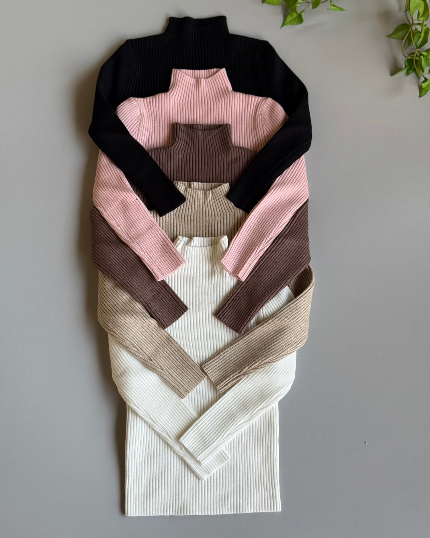 basic knitted high-necks