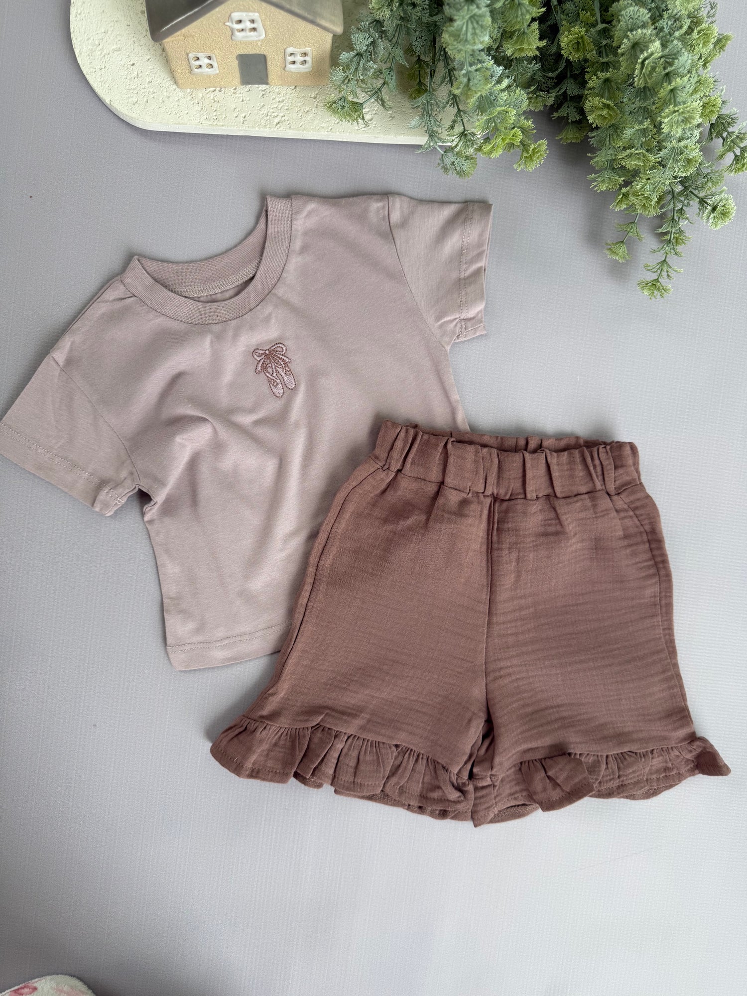 Ballerina ruffled set