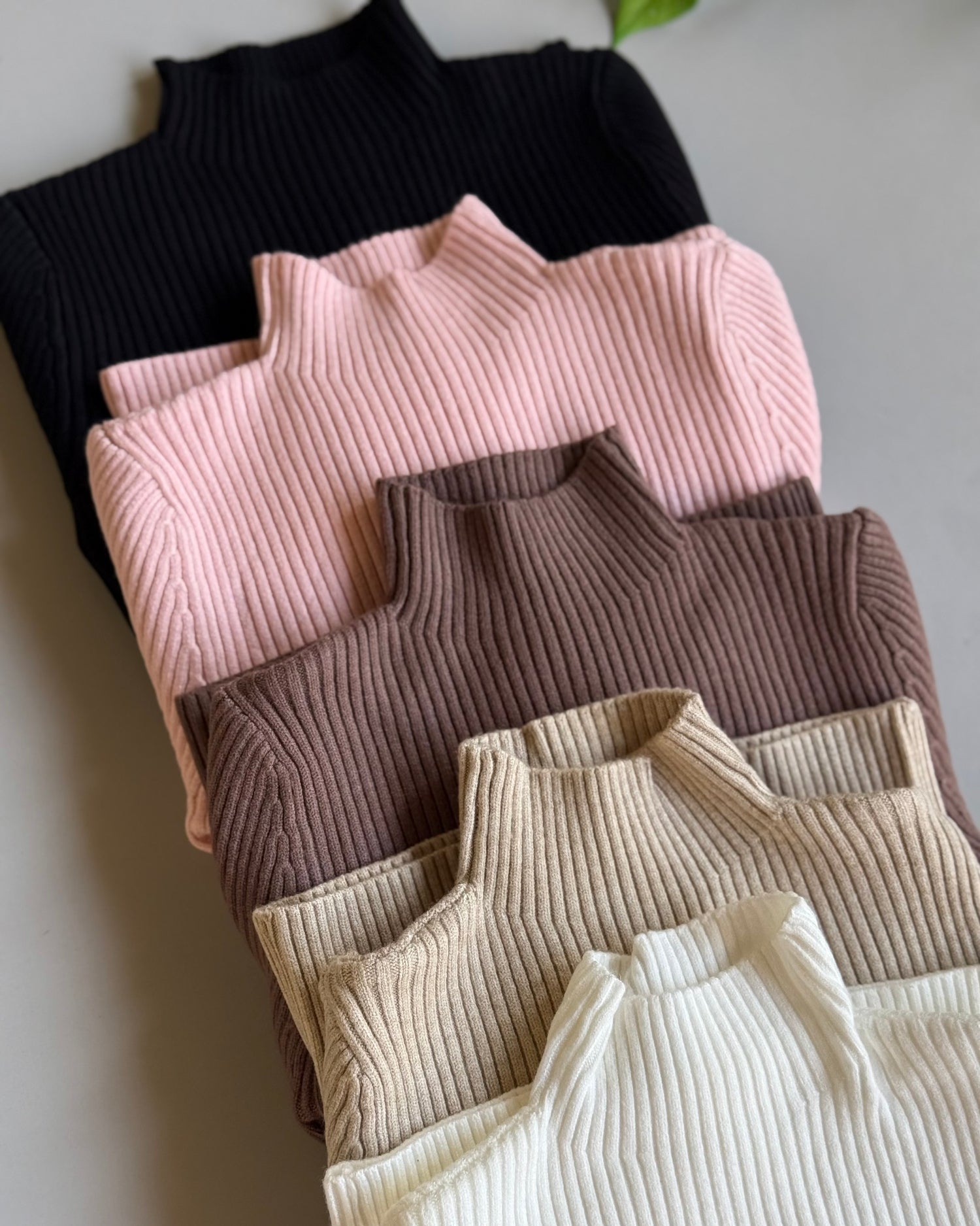 basic knitted high-necks
