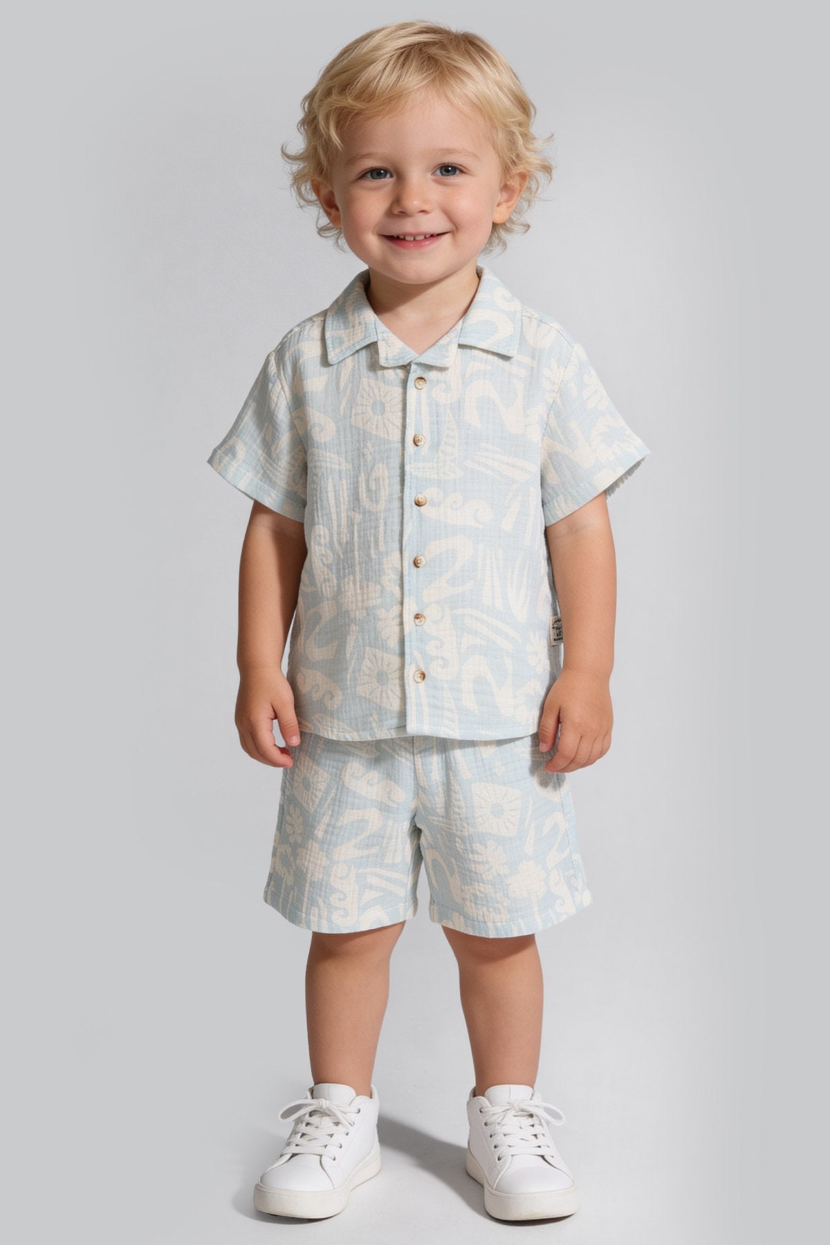 Hawaii set/ baby blue