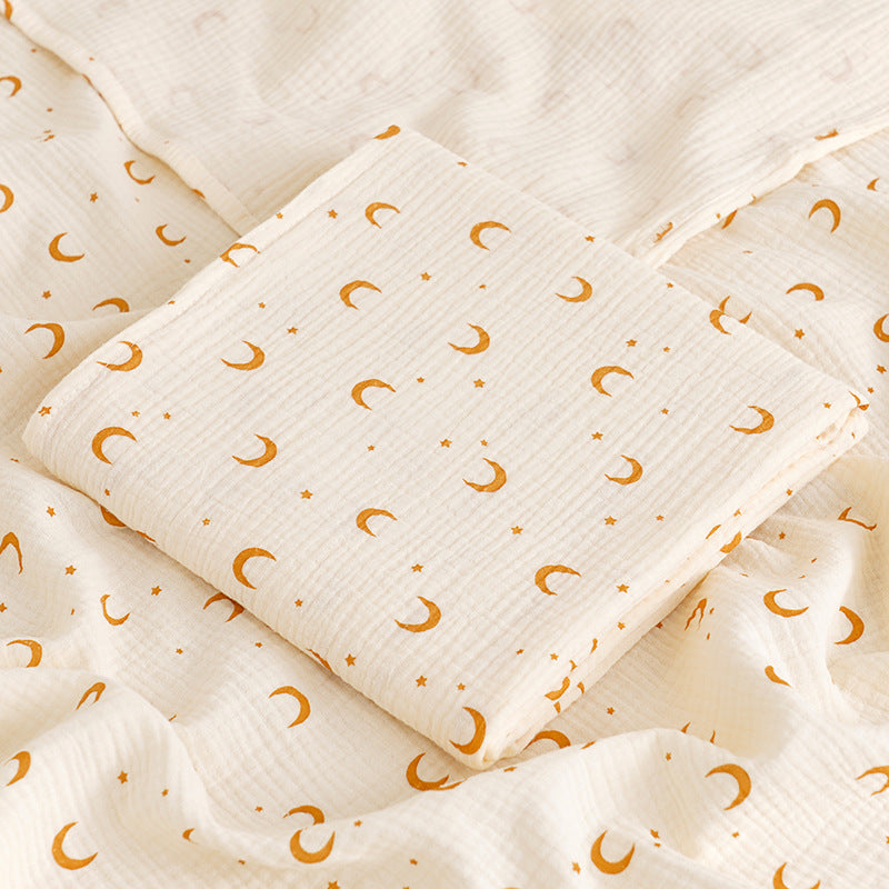 Moon star muslin blanket