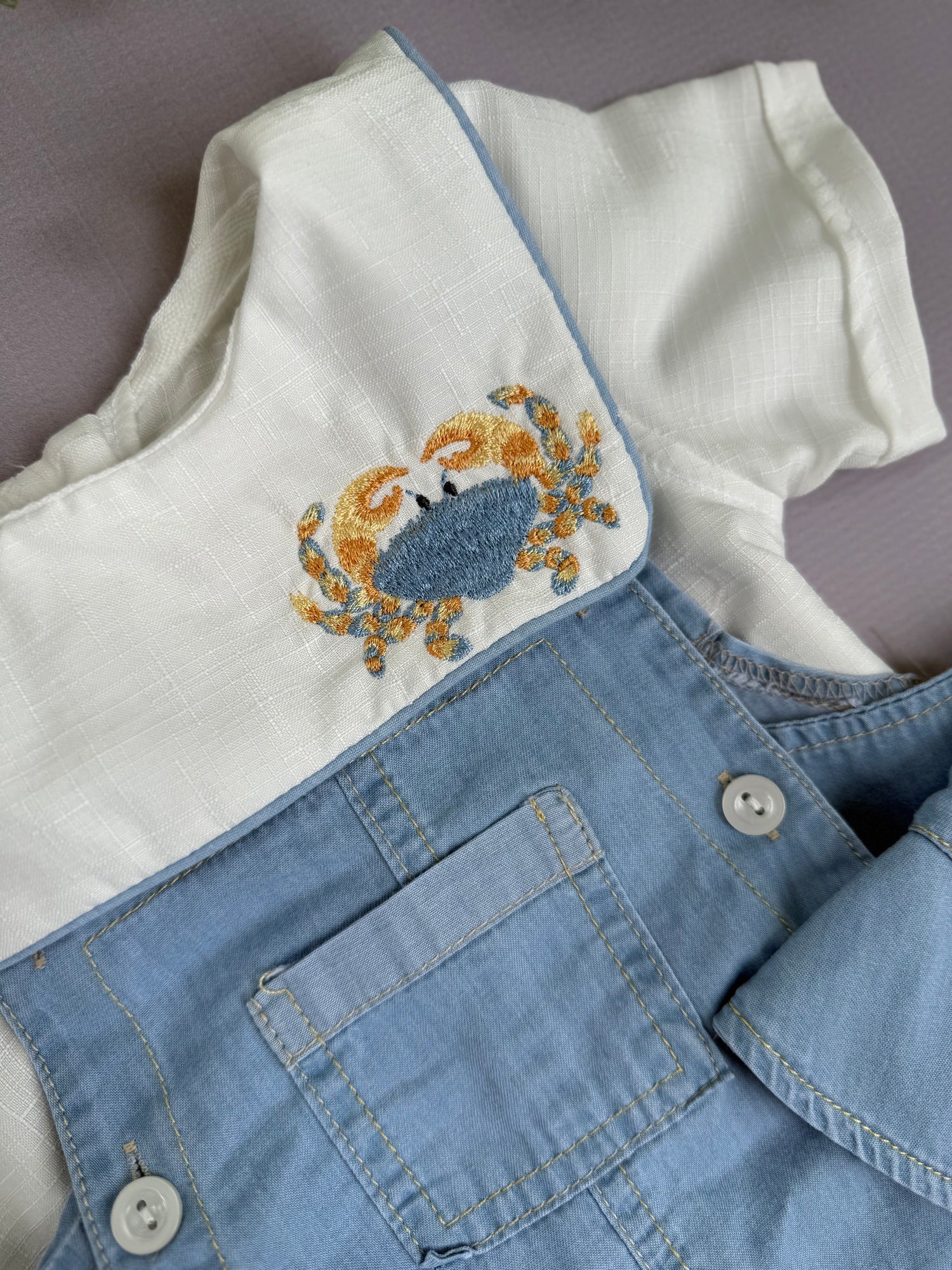 Crab denim set