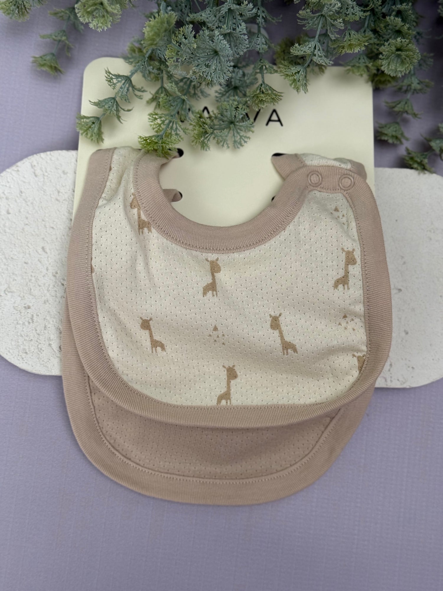 Giraffe bib/pack of 2