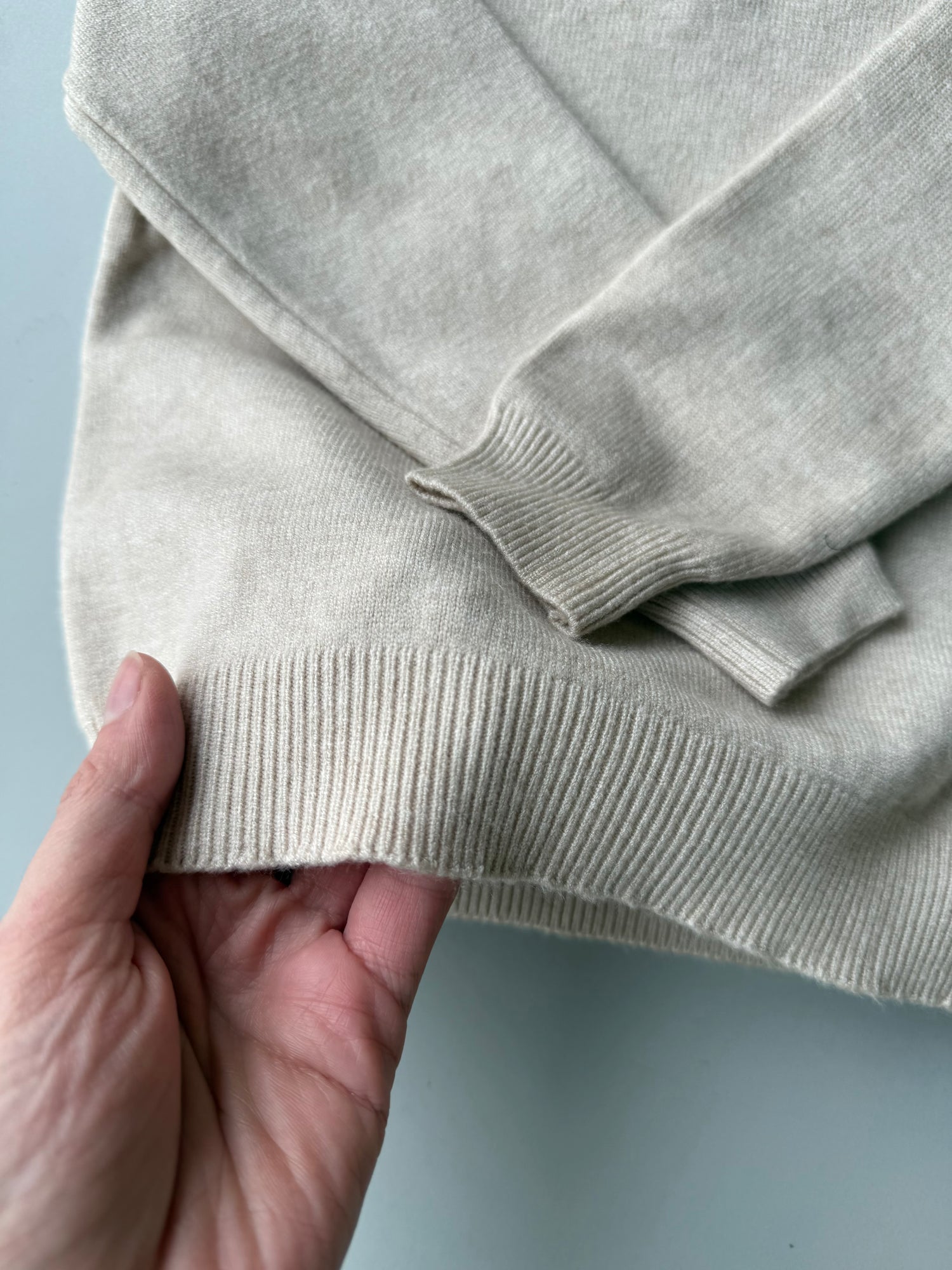 Soft fleece polo sweater