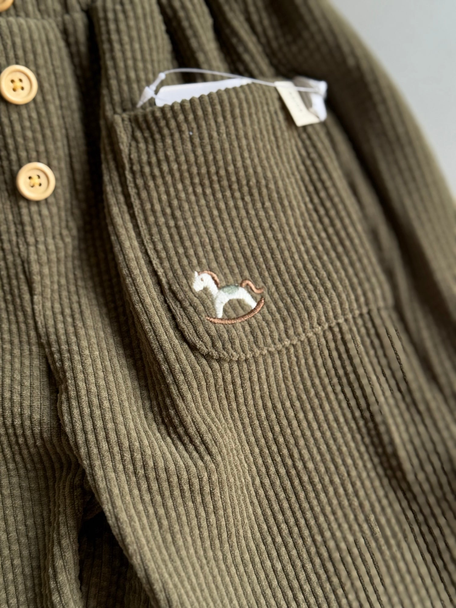Horsey corduroy pants