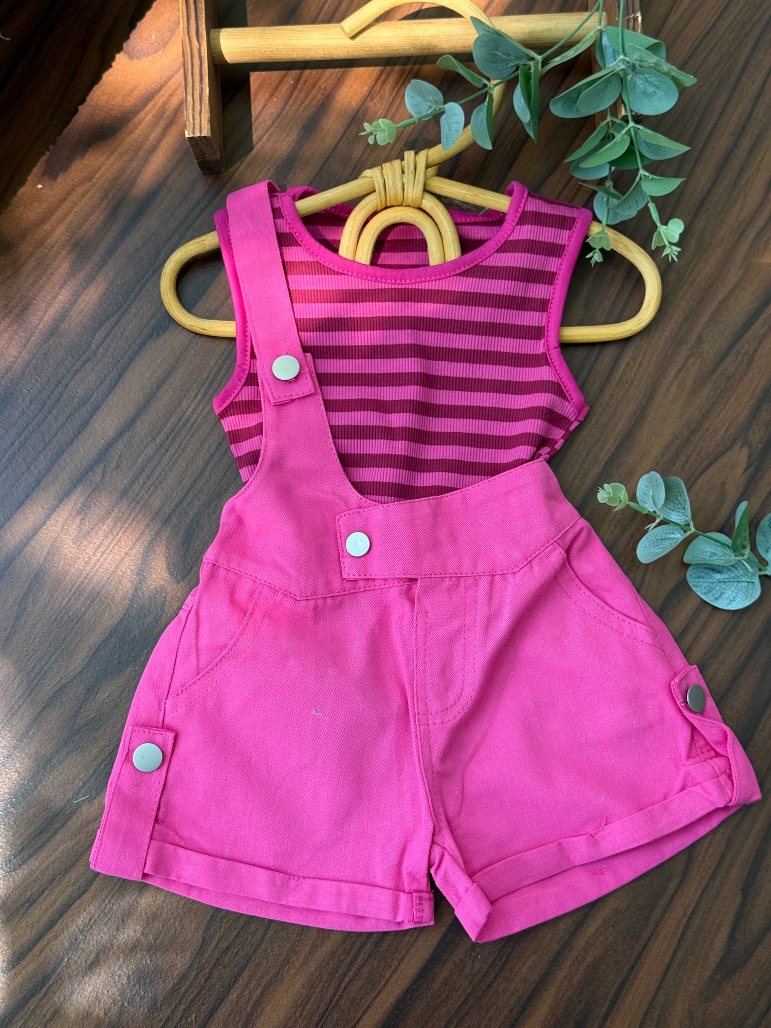 Fuchsia Stripe set