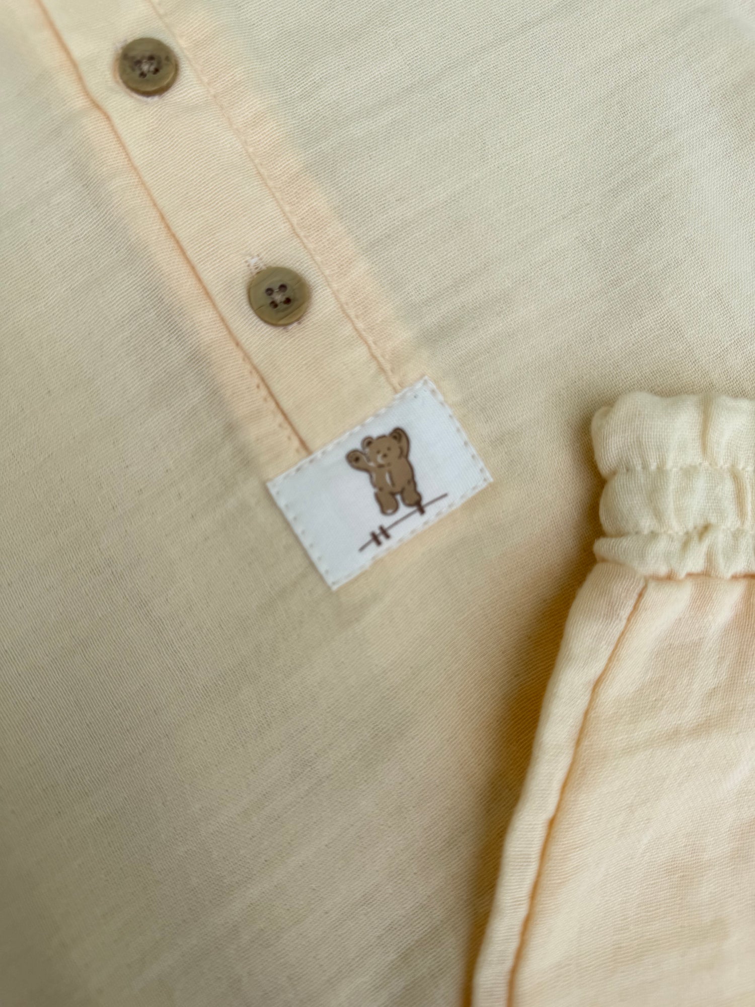 Linen yellow set