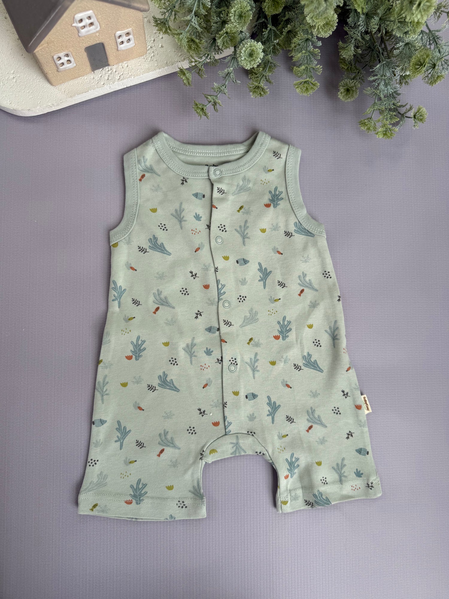 Marine life set of 2 rompers