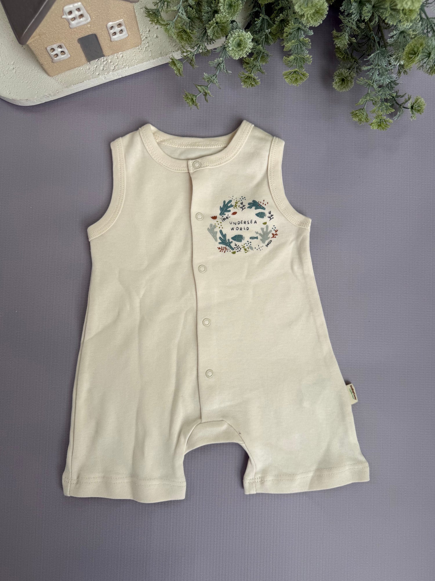 Marine life set of 2 rompers