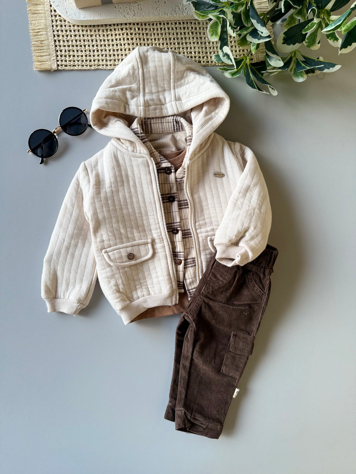 Cozy woodland outfit