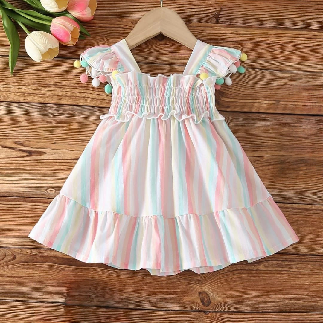 Candy striped dress
