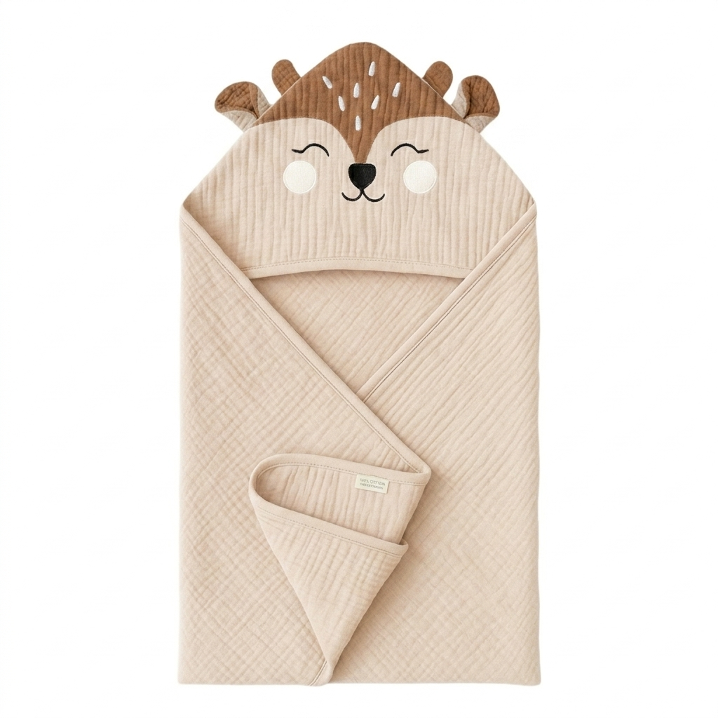 Deer bath towel