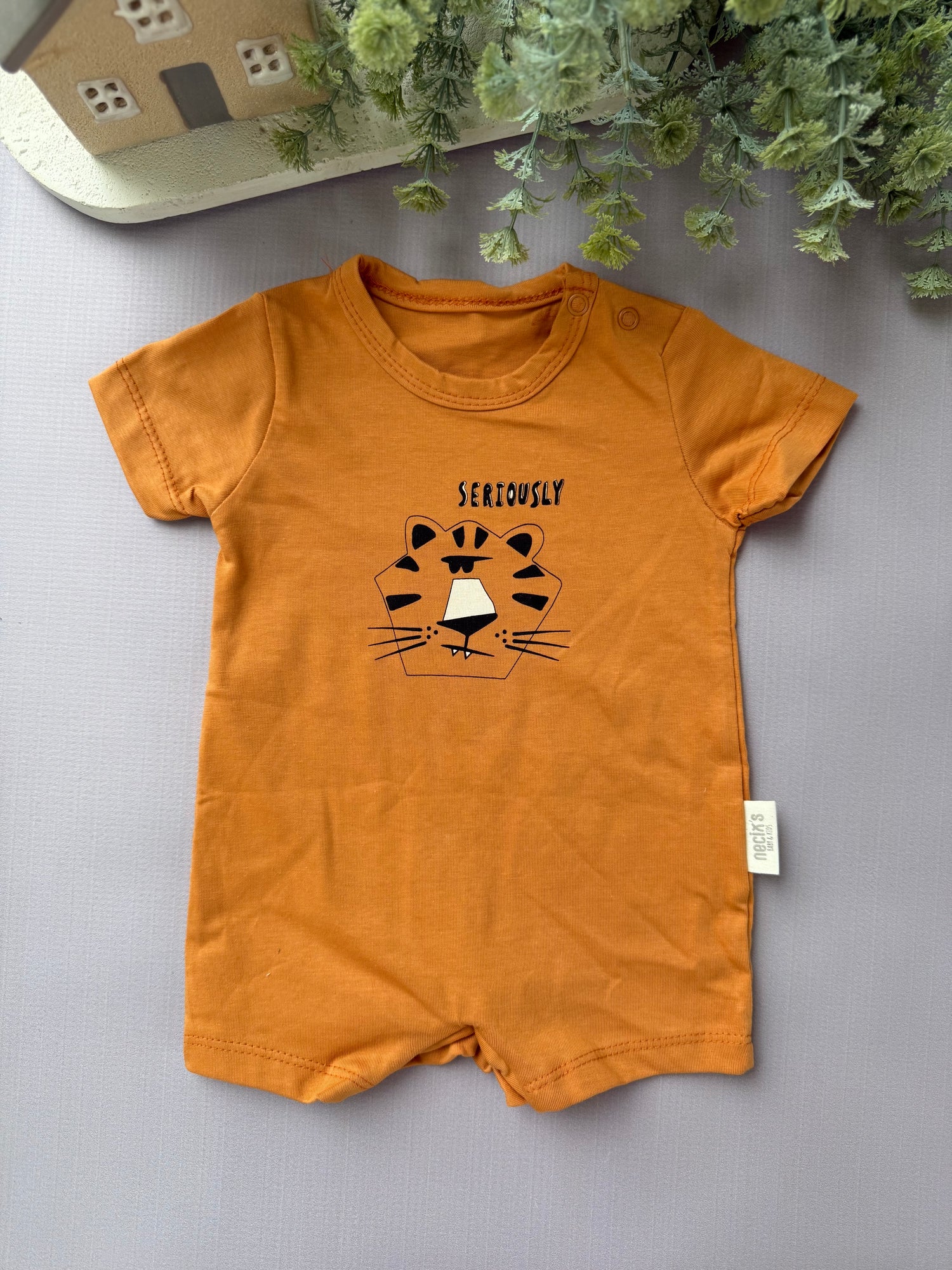 Serious tiger romper