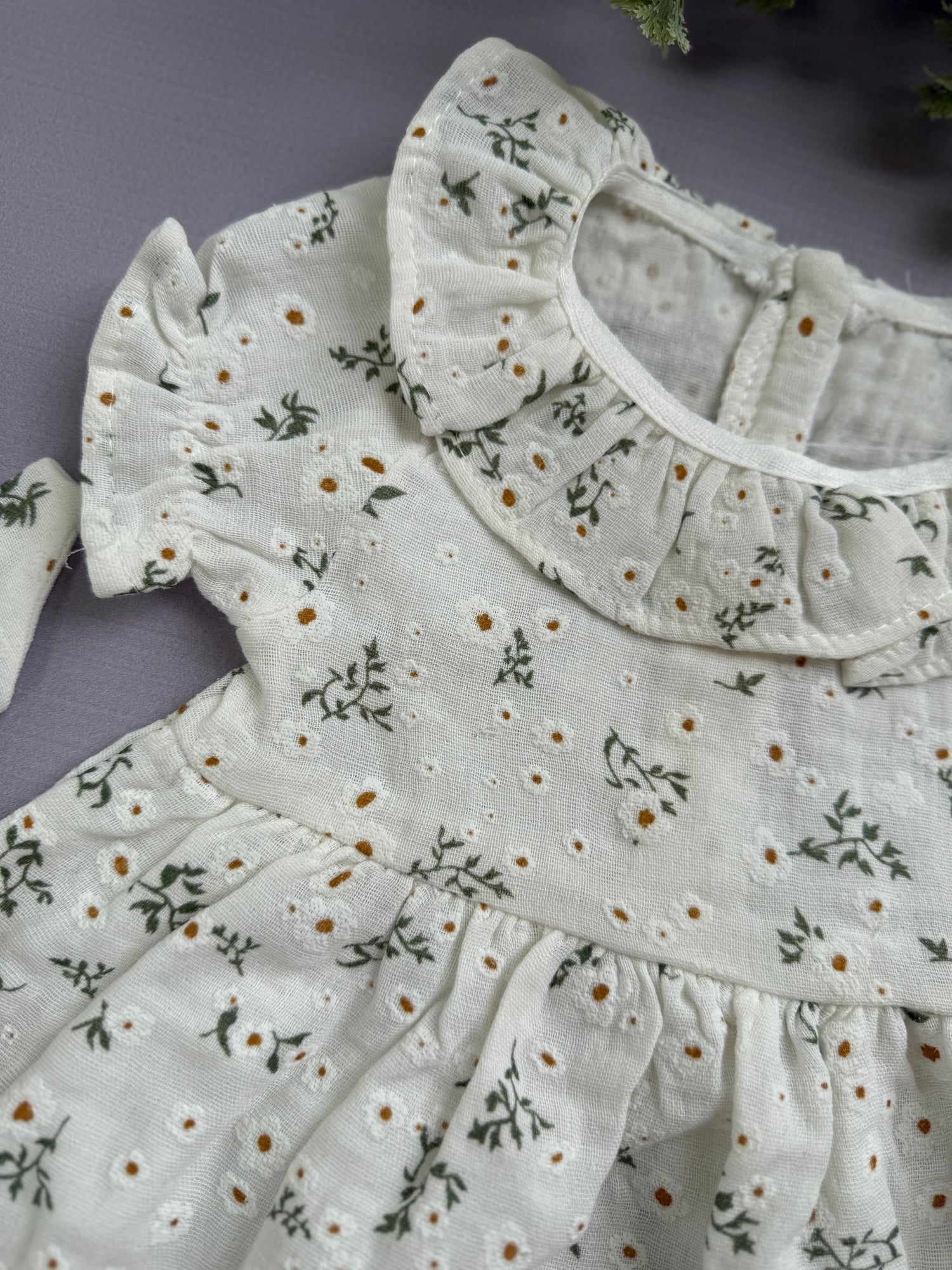 Daisies linen dress