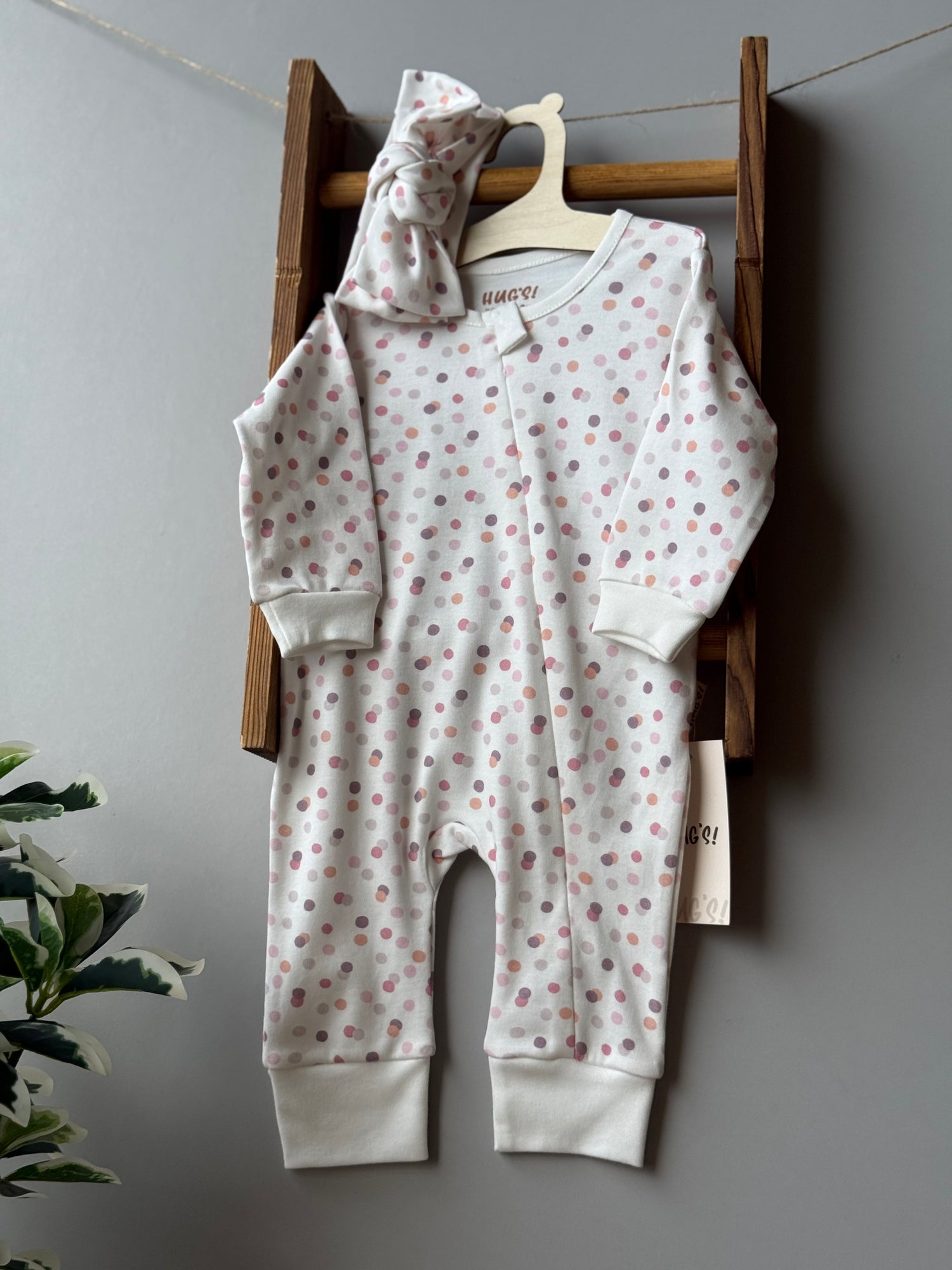 Polka dots overall
