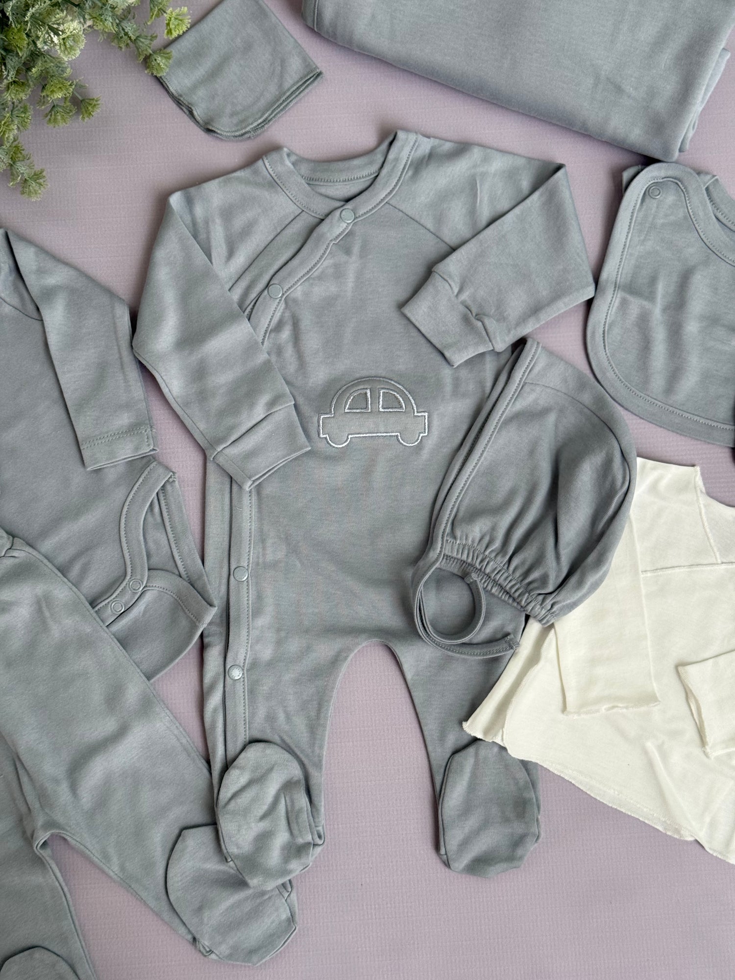 Car hospital set/Greyish blue