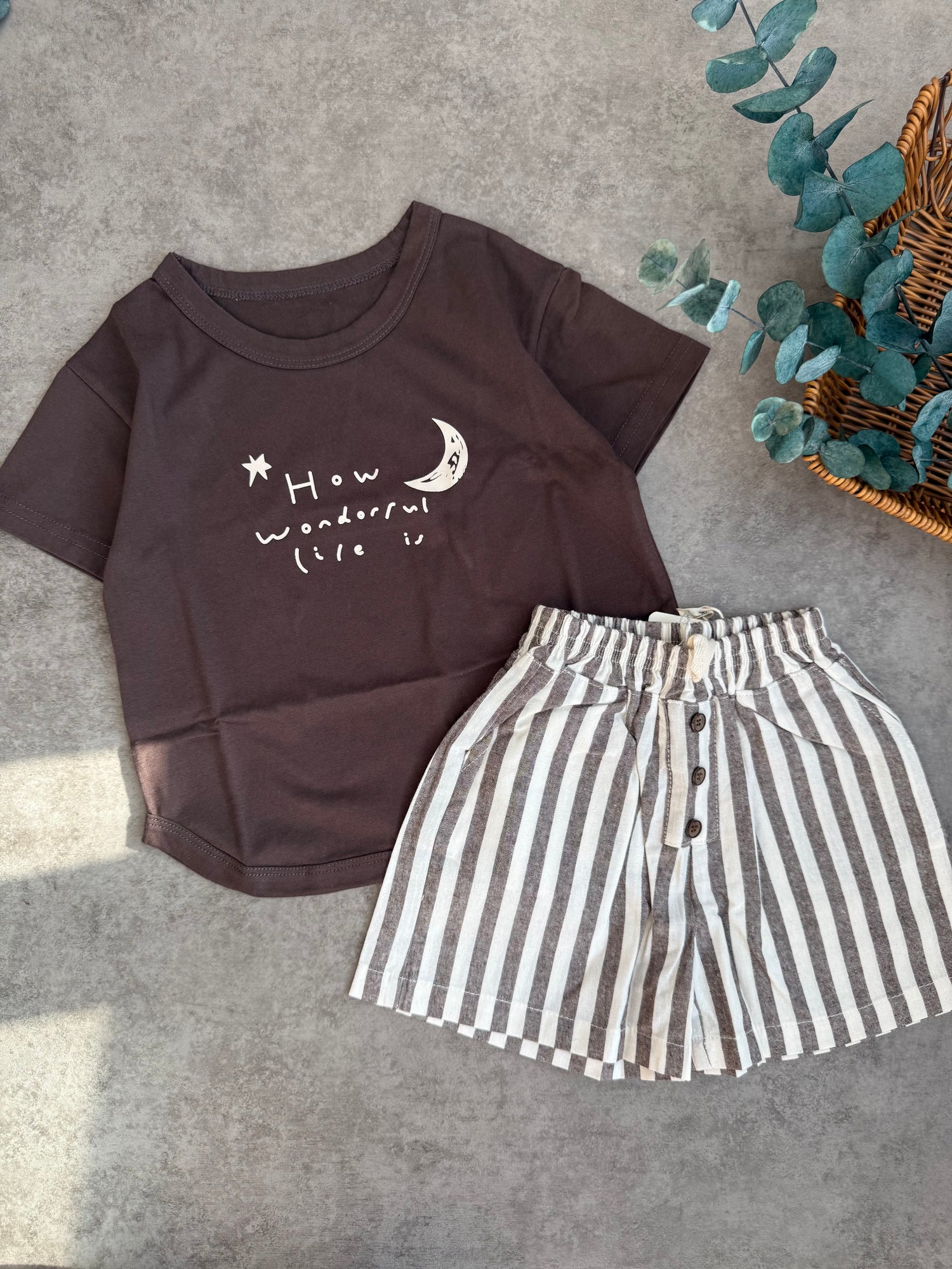 Choco-stripes set