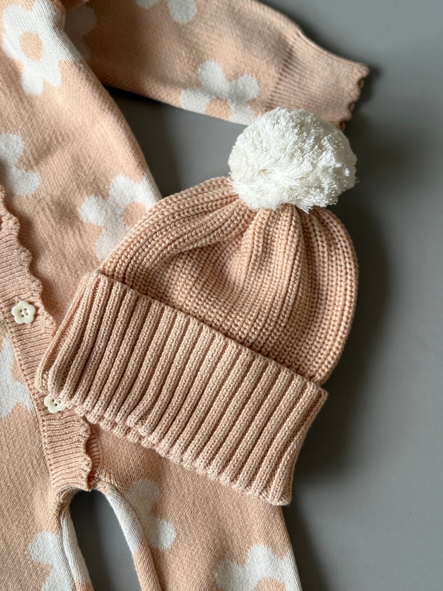 Blossoms overall with hat