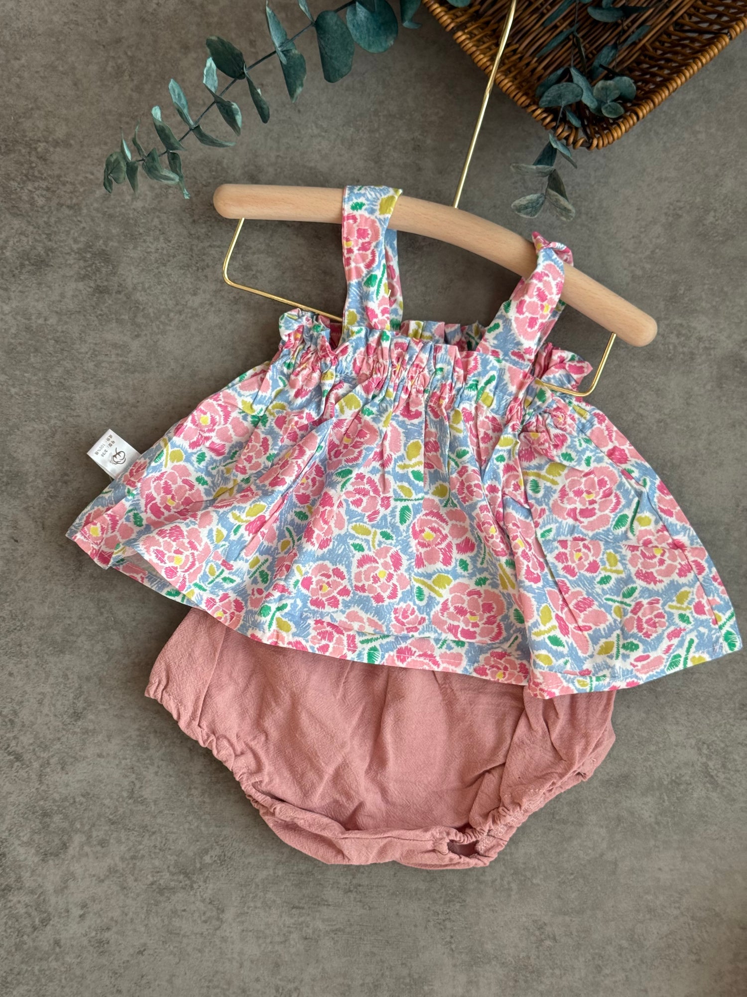 Painted flowers set