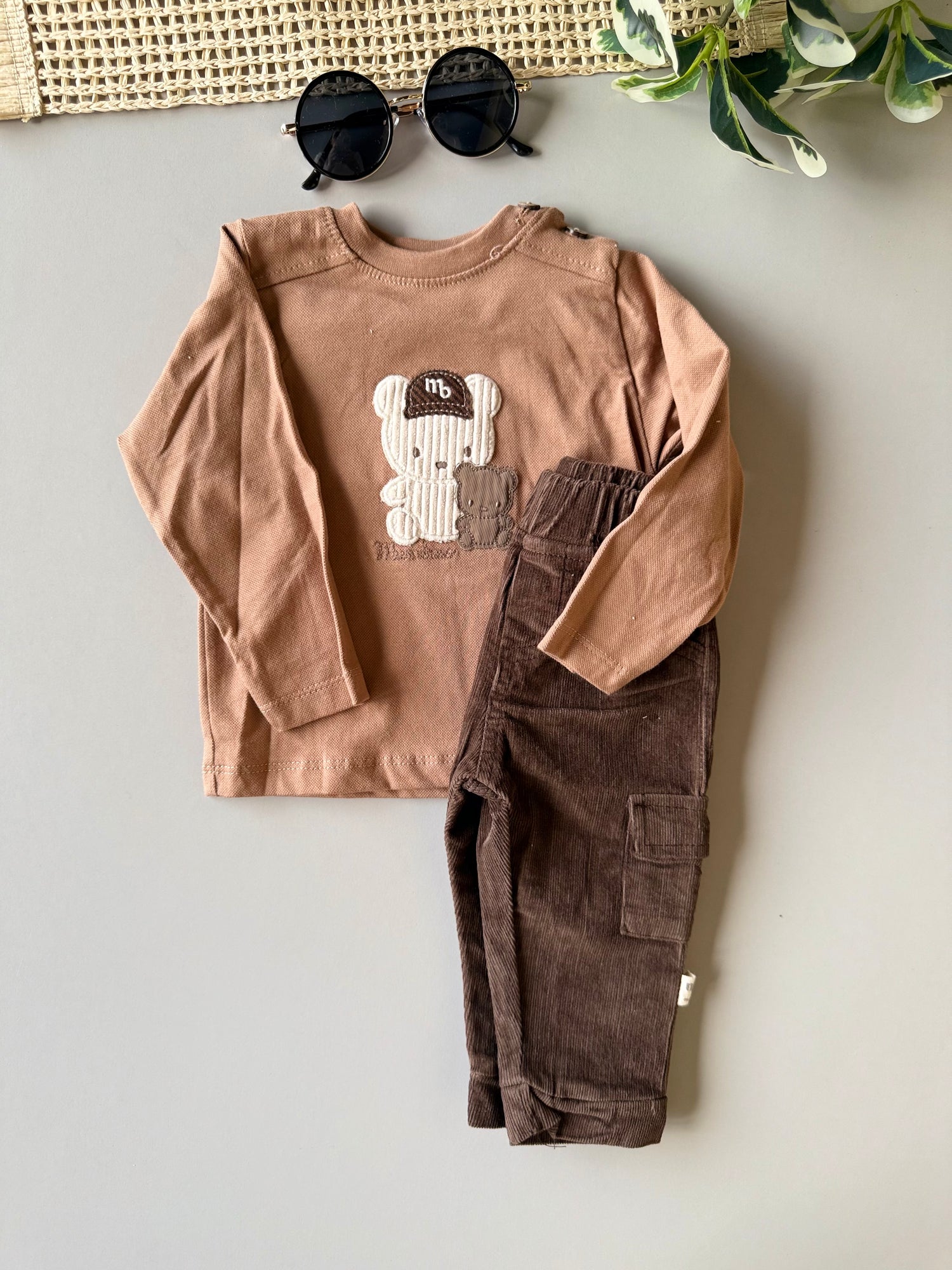 Cozy woodland outfit