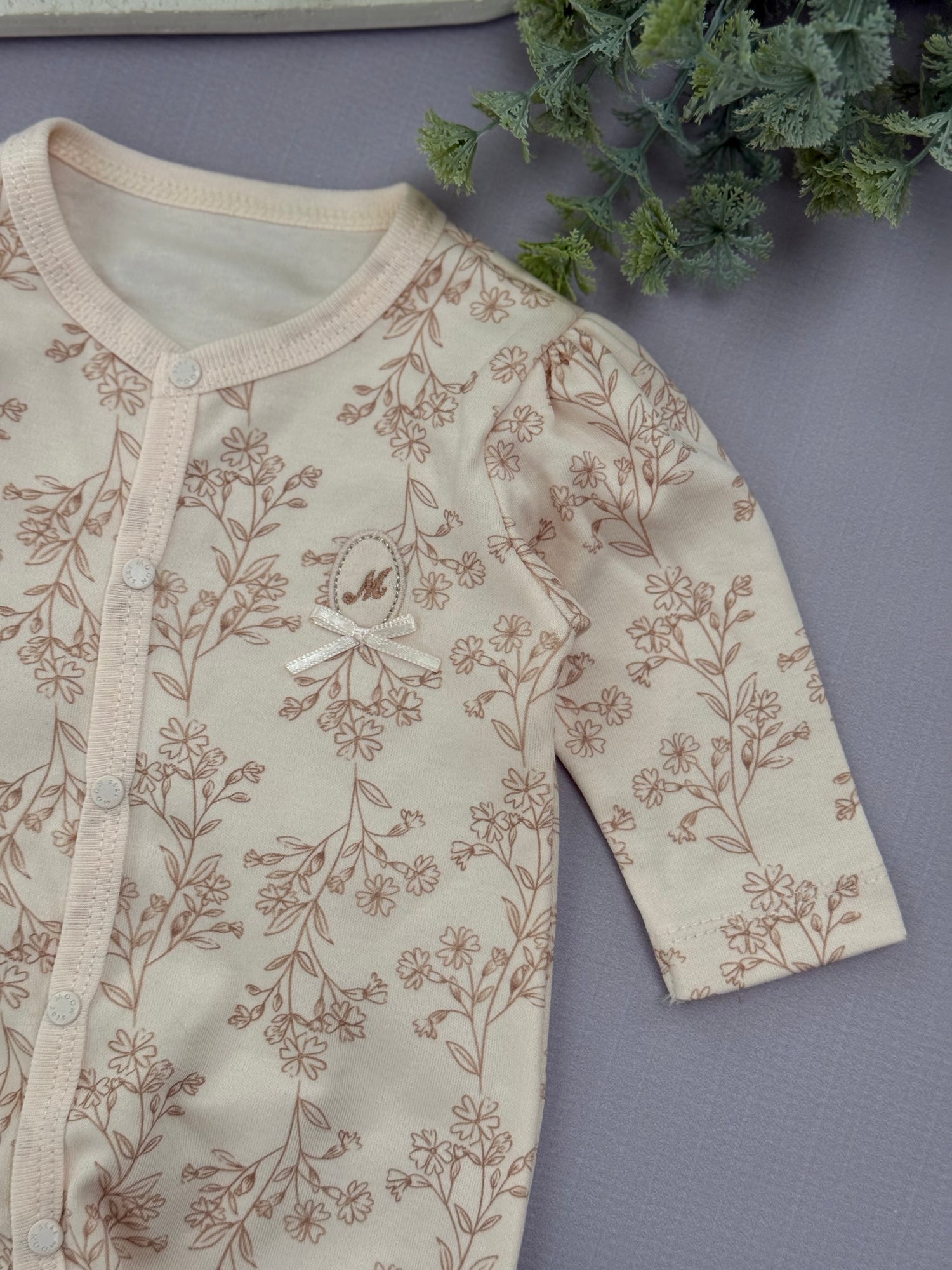 Vintage flowery overall
