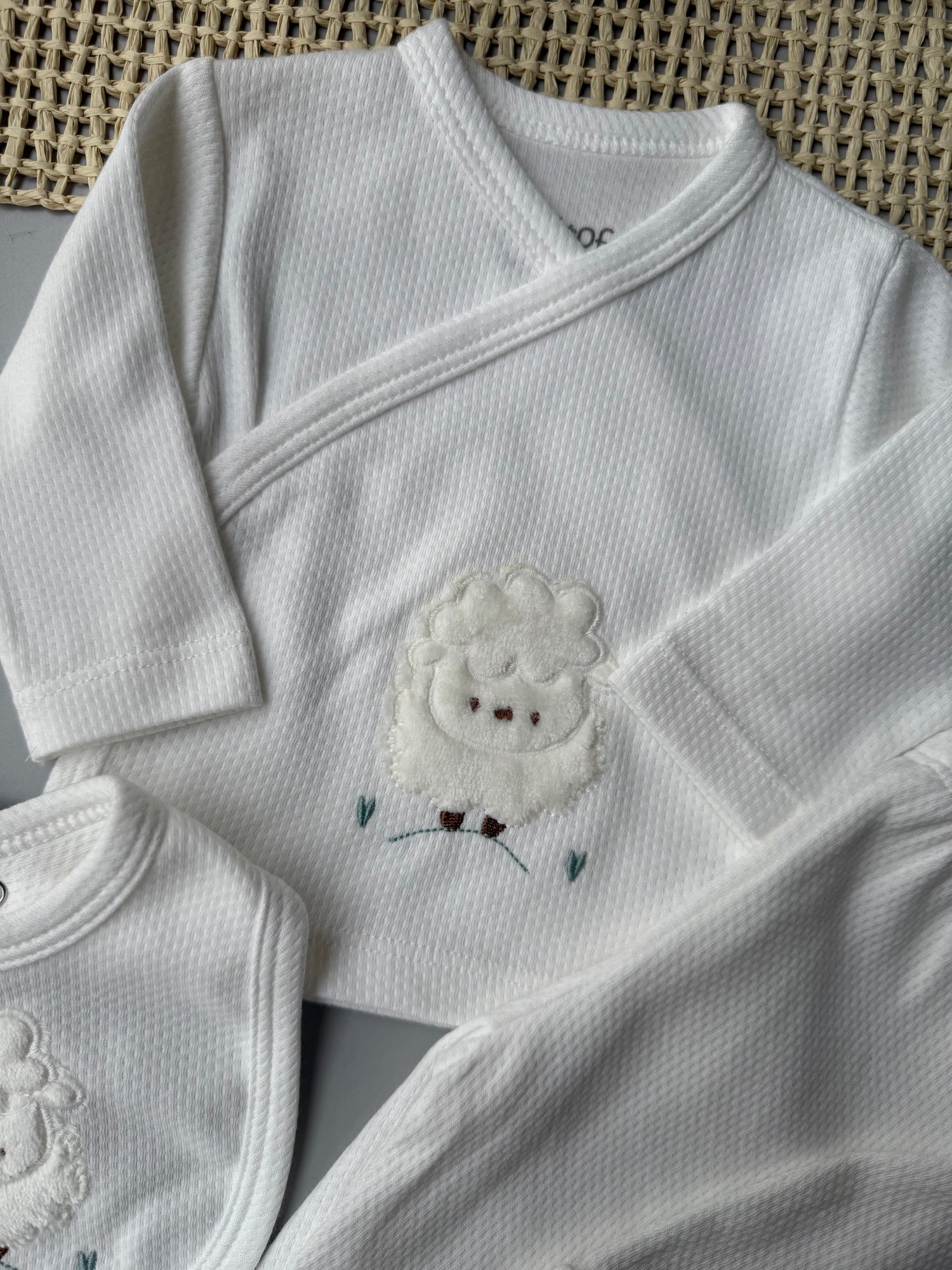 Fluffy sheep newborn set