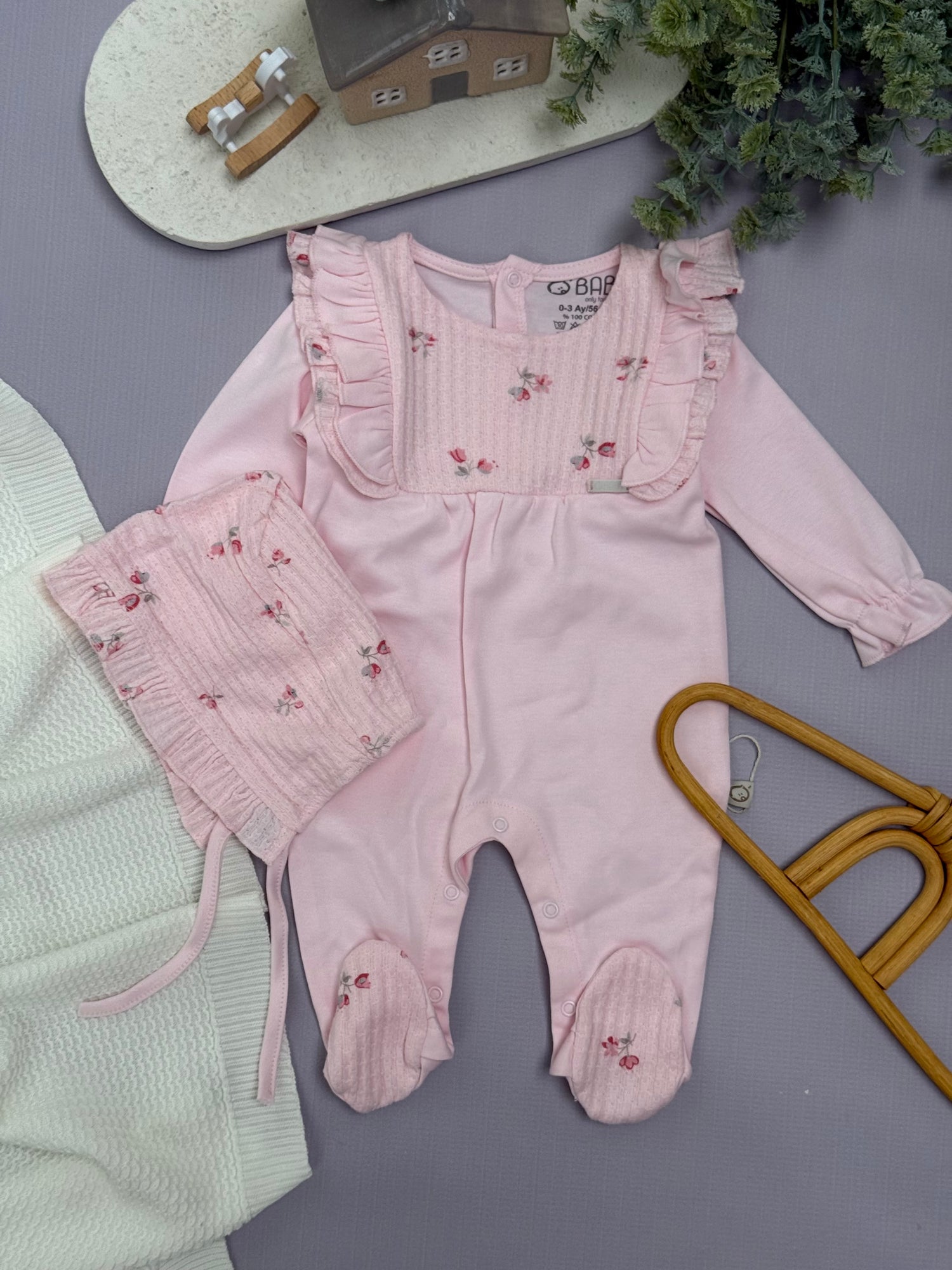 Pink vintage overall