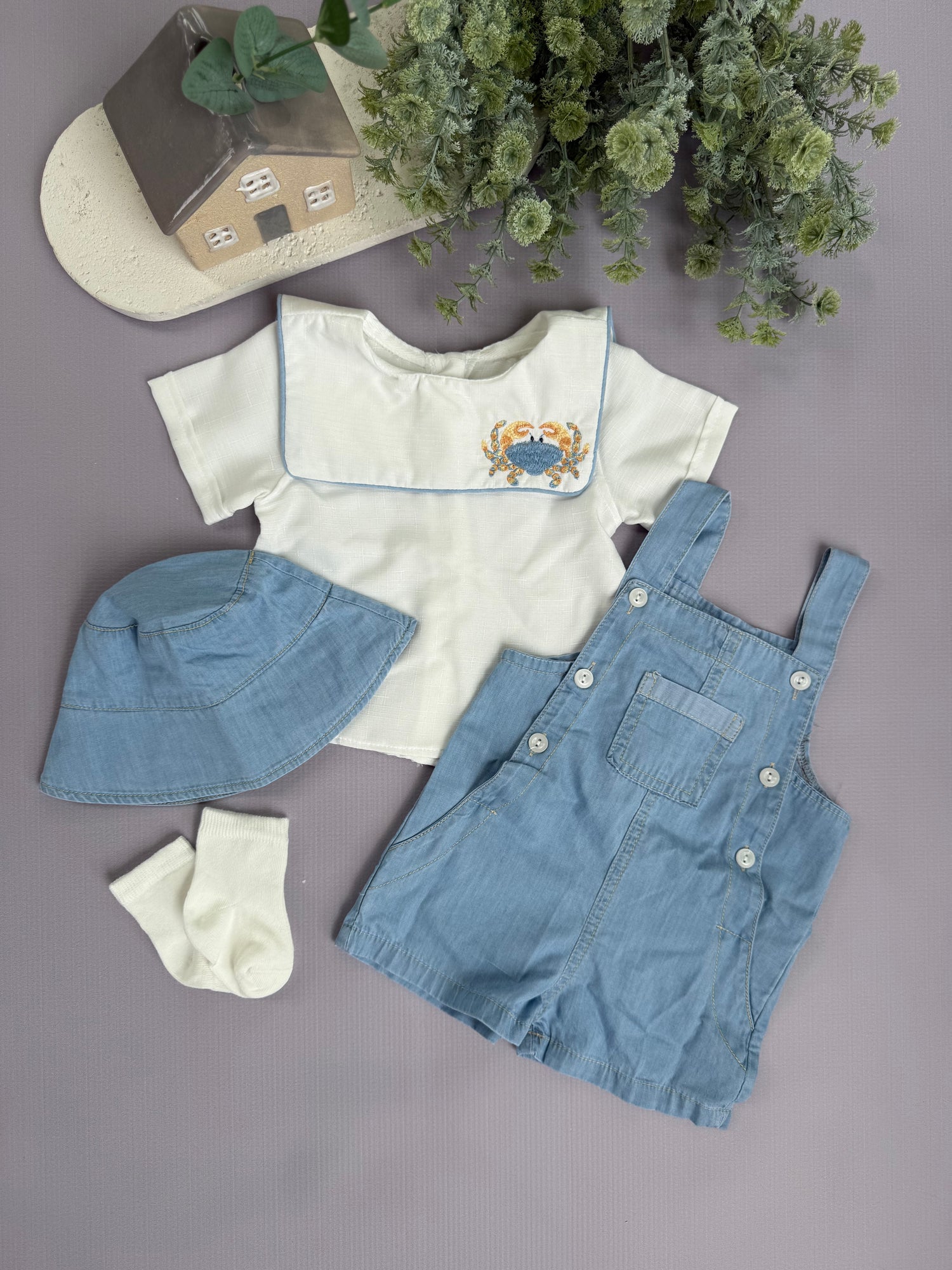 Crab denim set