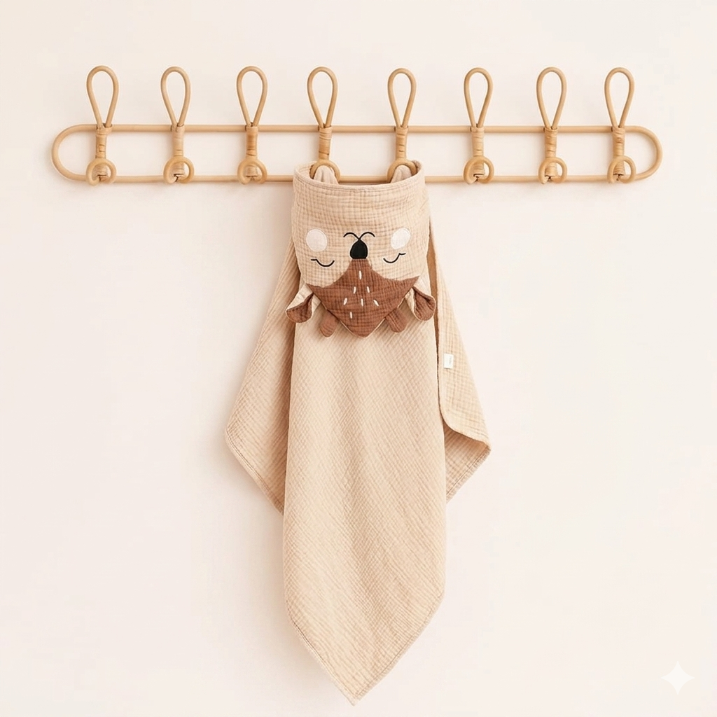 Deer bath towel