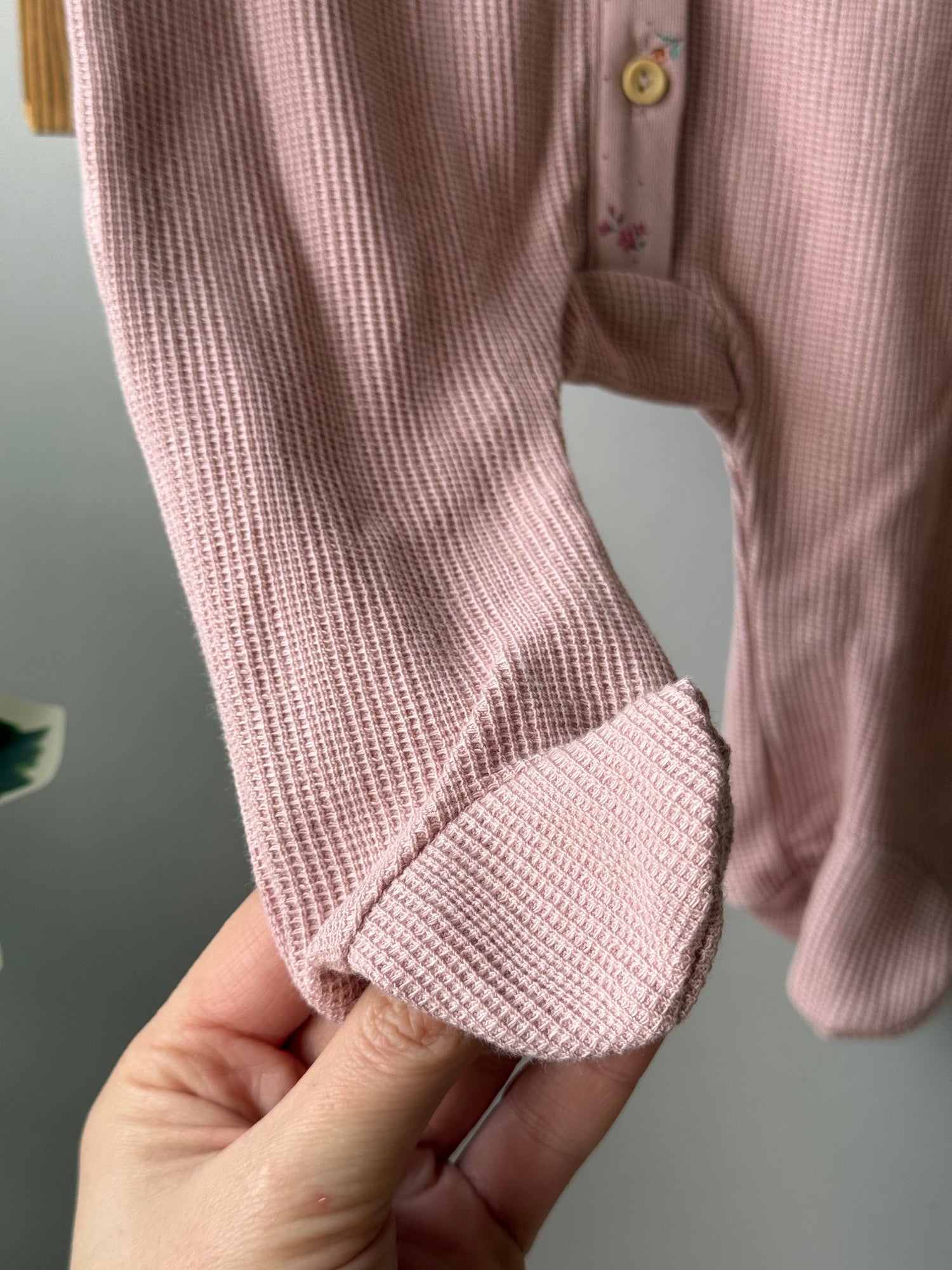 Rosebud waffle overall