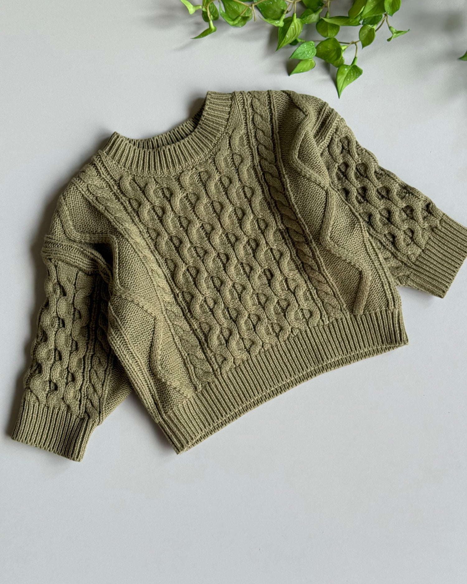 thick O-Neck sweaters