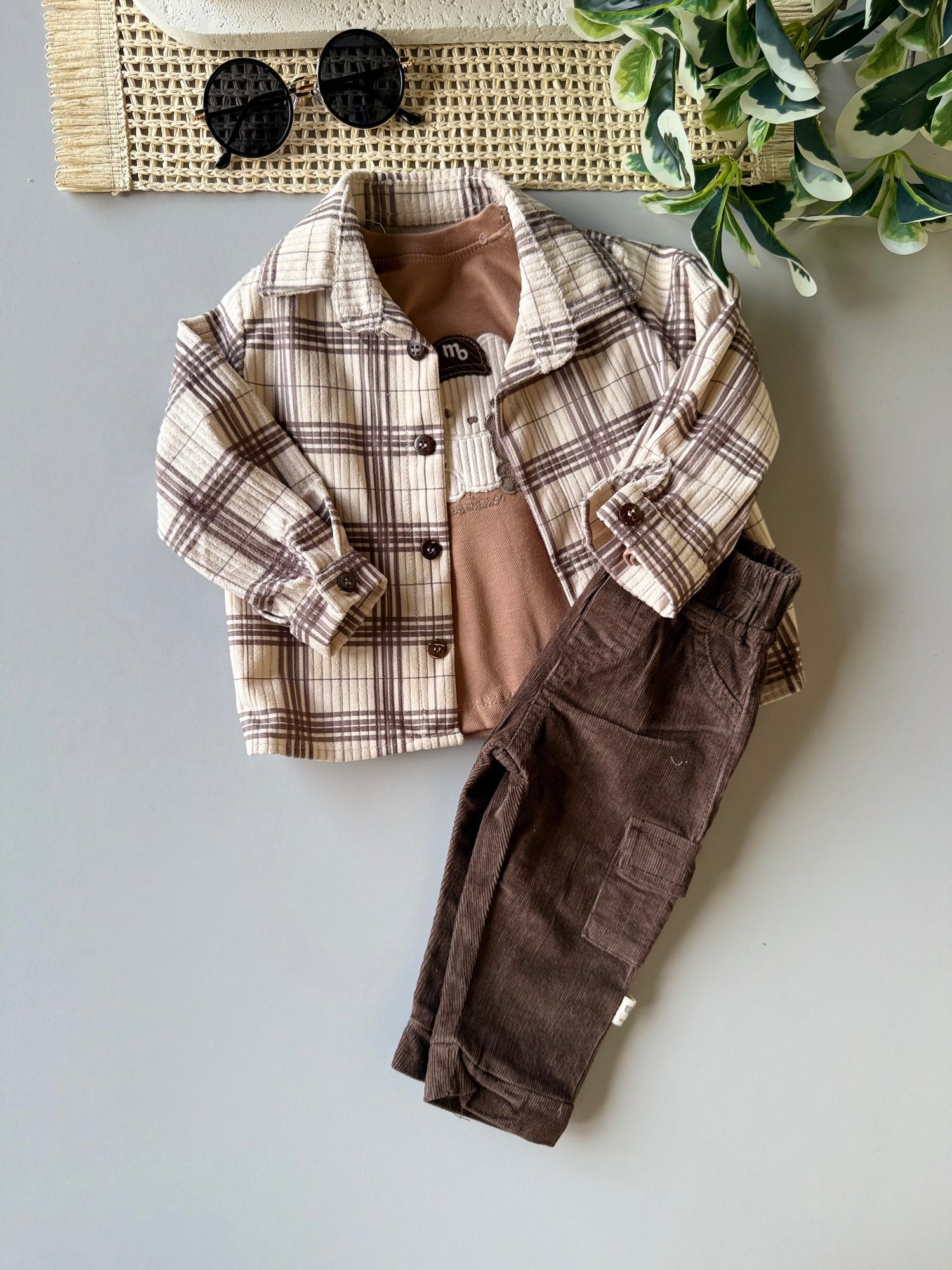 Cozy woodland outfit