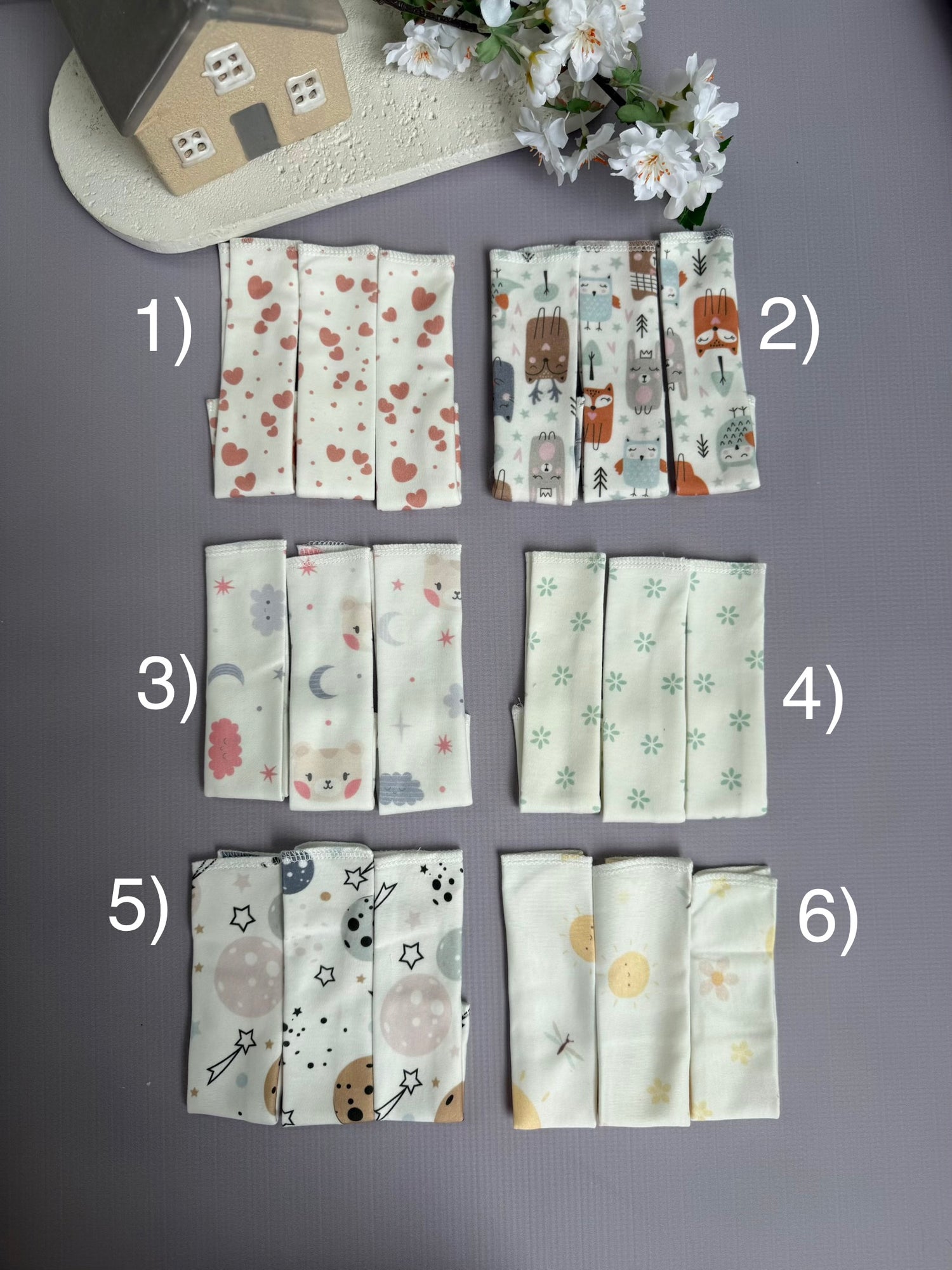 Cotton mouth cloths