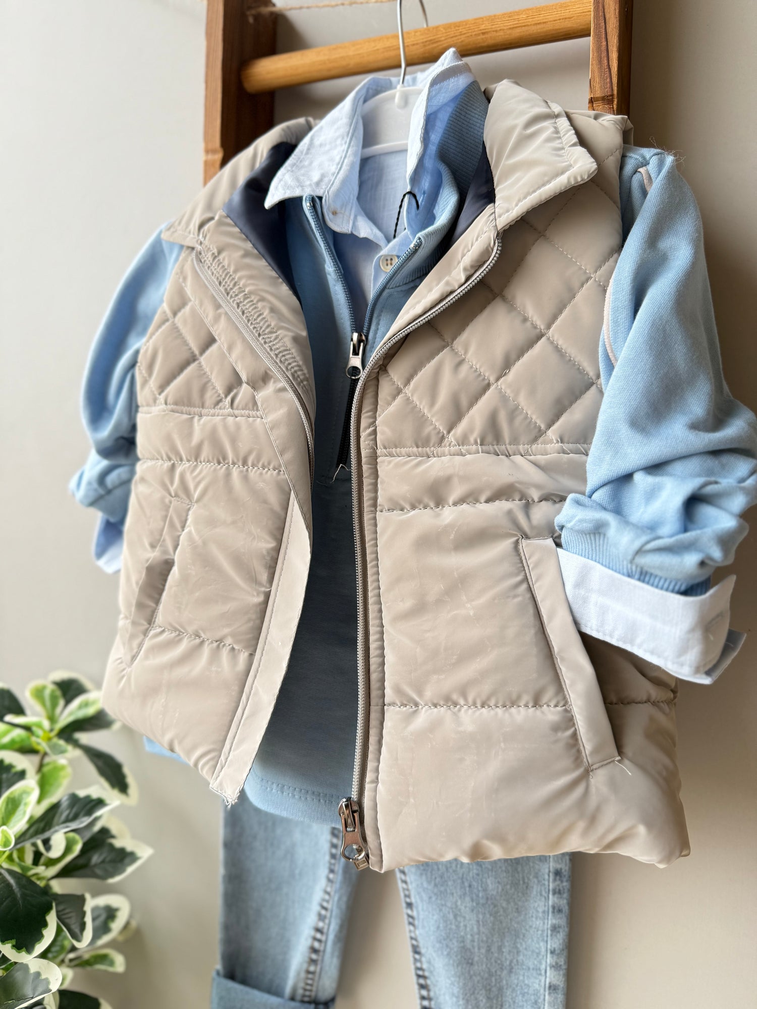Tiny trendsetter puffer set