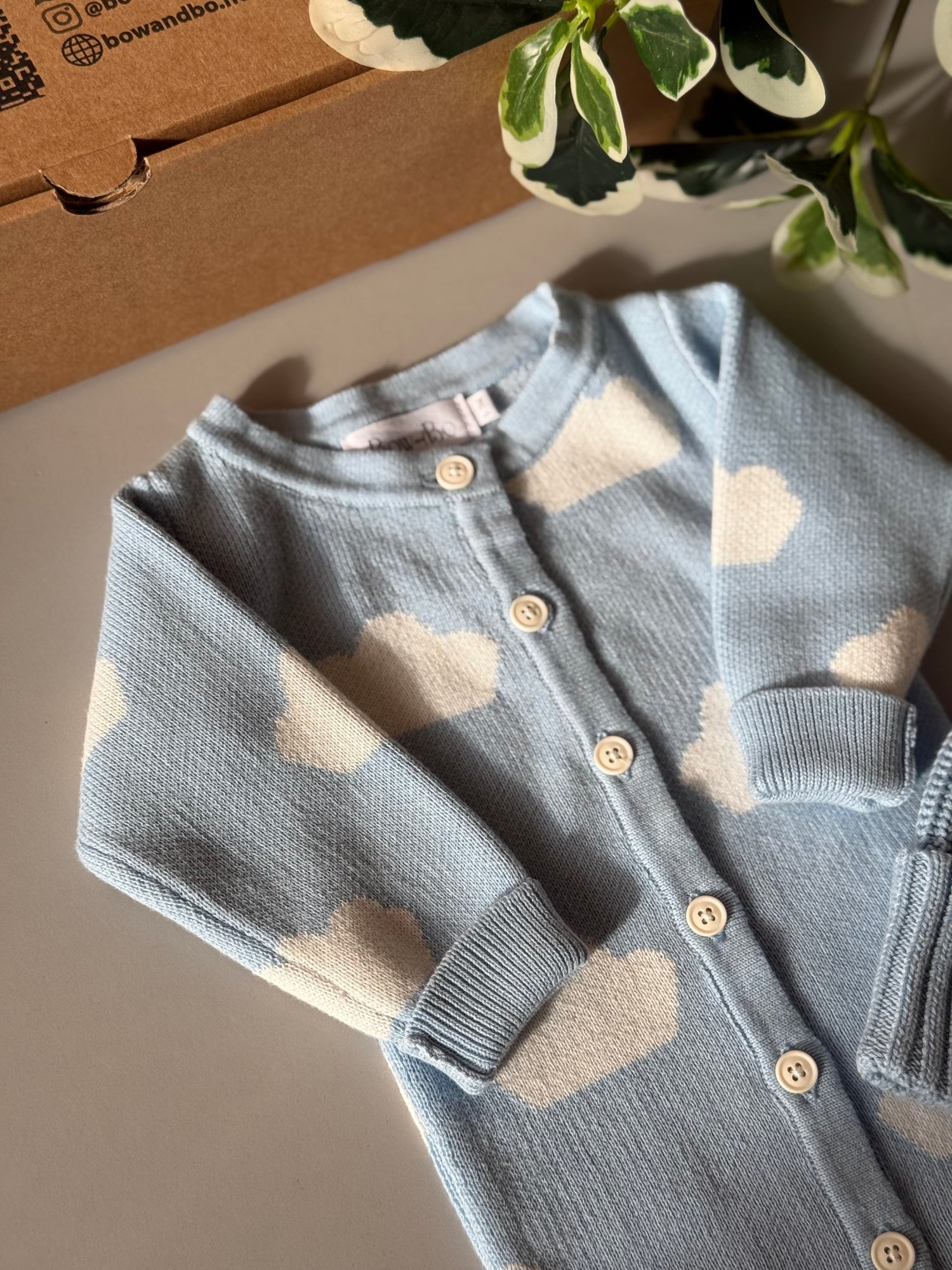 Clouds overall with hat