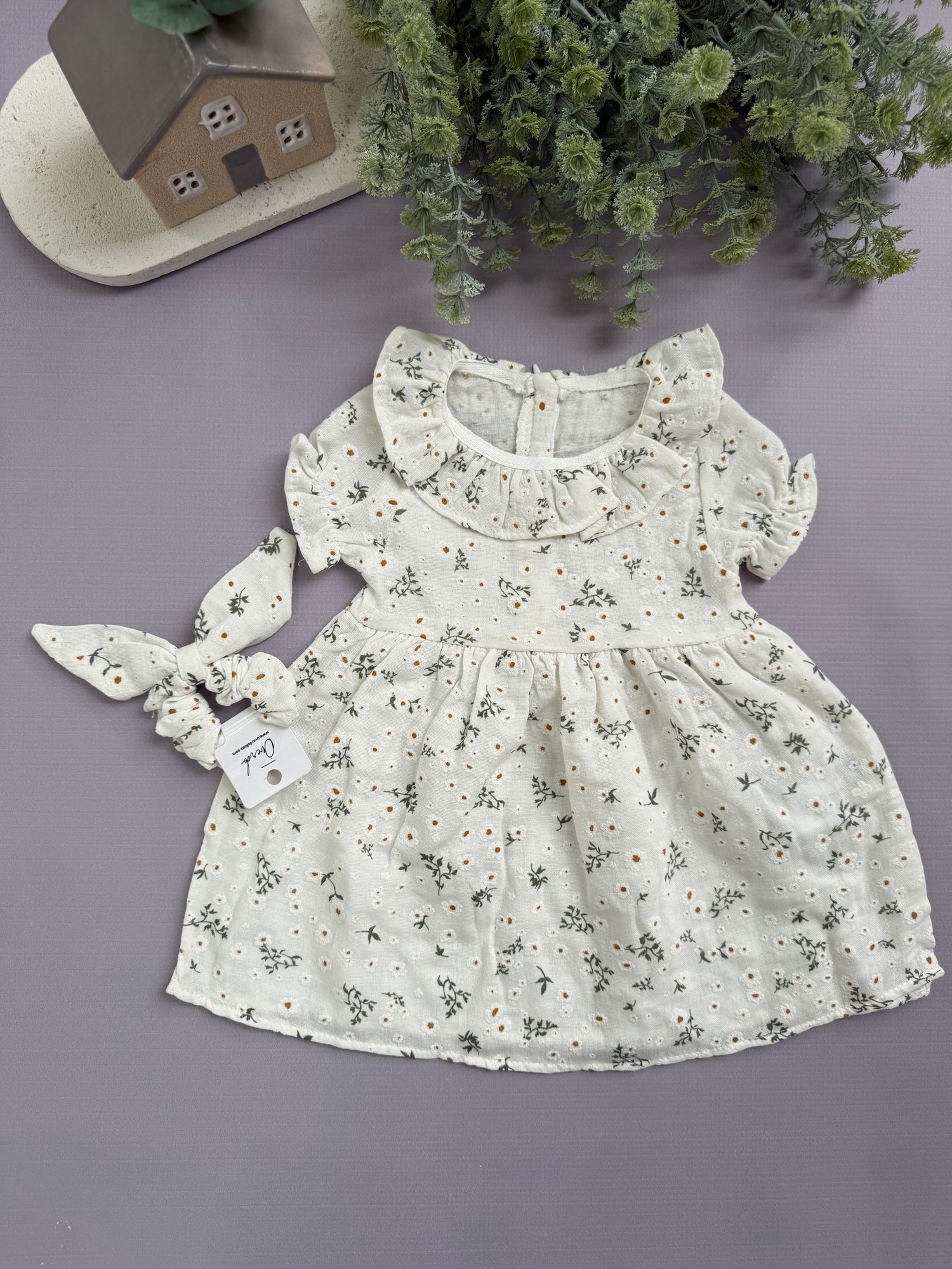 Daisies linen dress