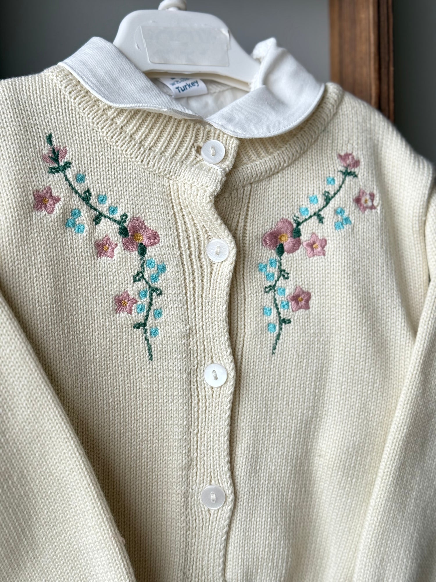 Cream blush knit set