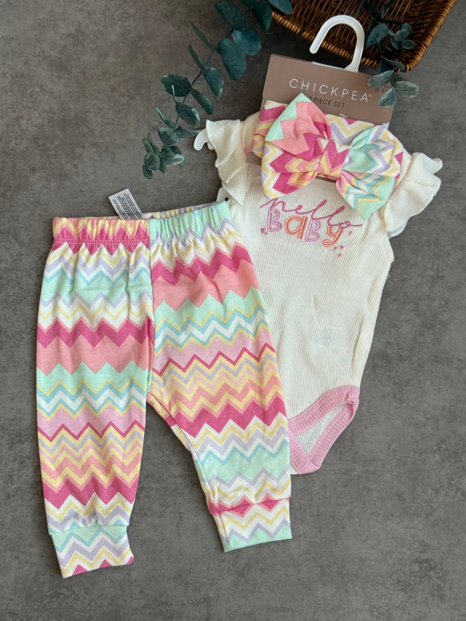Zigzag rainbow set