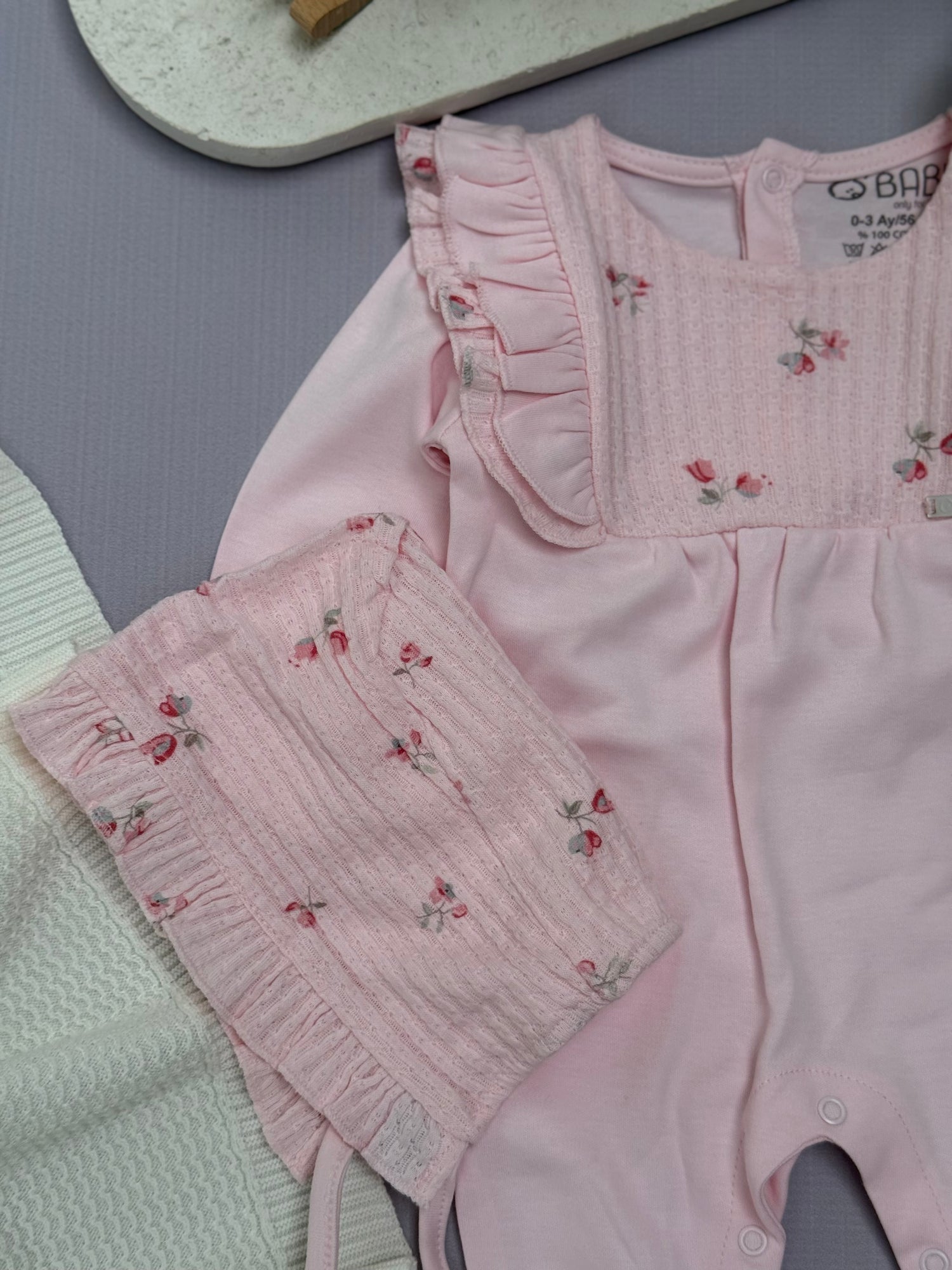 Pink vintage overall