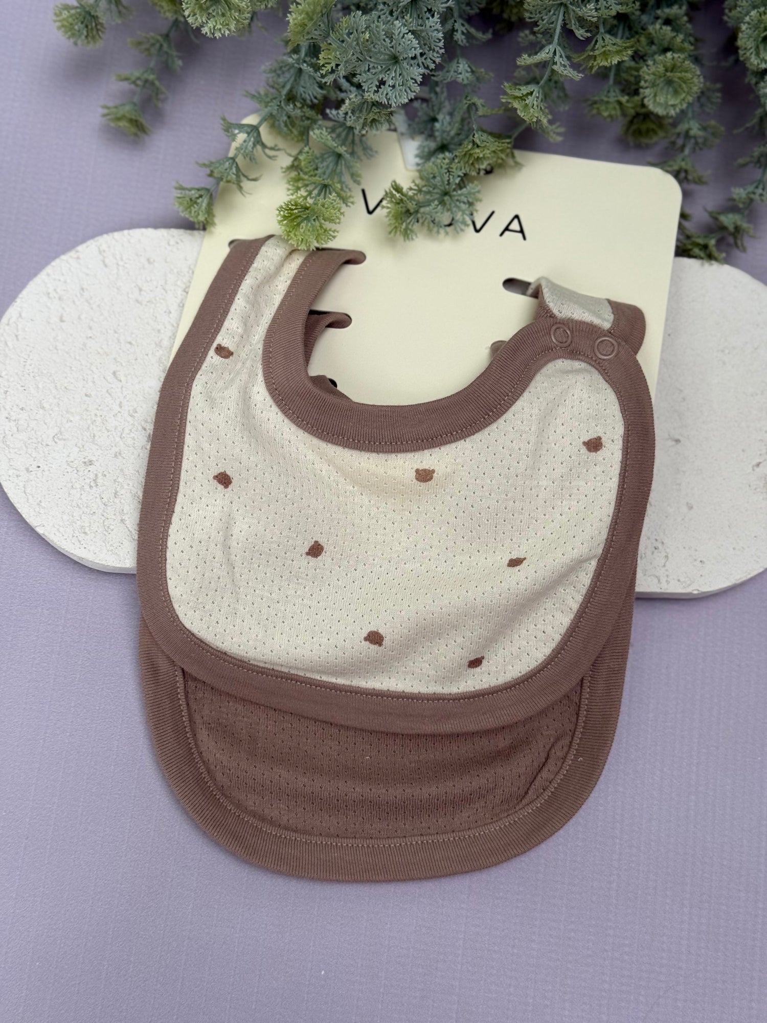 Teddy bib/pack of 2