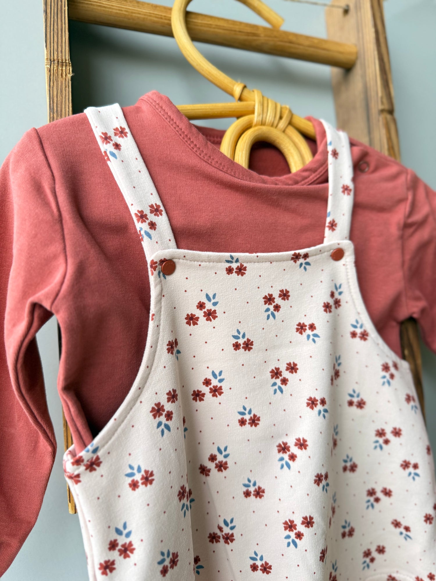 Blush blossom dress set